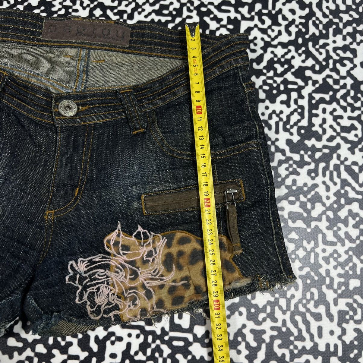 Japanese Brand Vintage Y2K Deplay Japanese Style Leopard Print Sexy Shorts Size 28" / US 6 / IT 42 - 19 Thumbnail