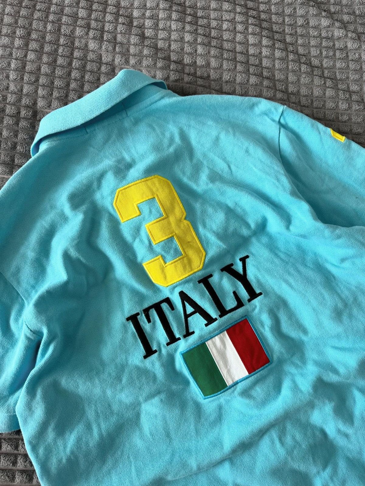Polo Ralph Lauren × Vintage Vintage polo Ralph Lauren Italy 3 blue logo size M Size US M / EU 48-50 / 2 - 10 Thumbnail