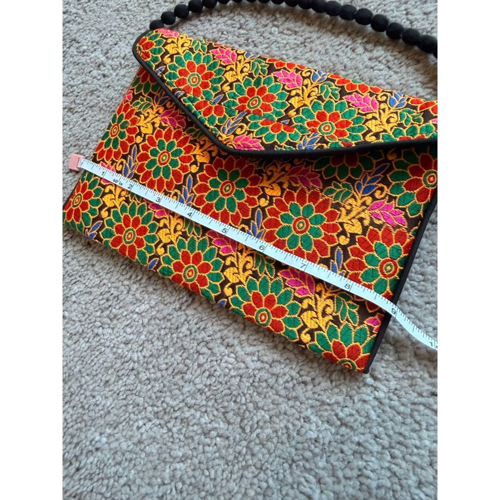 & Other Stories Savana Multicolor Floral Embroidered Crossbody Bag Size ONE SIZE - 6 Thumbnail