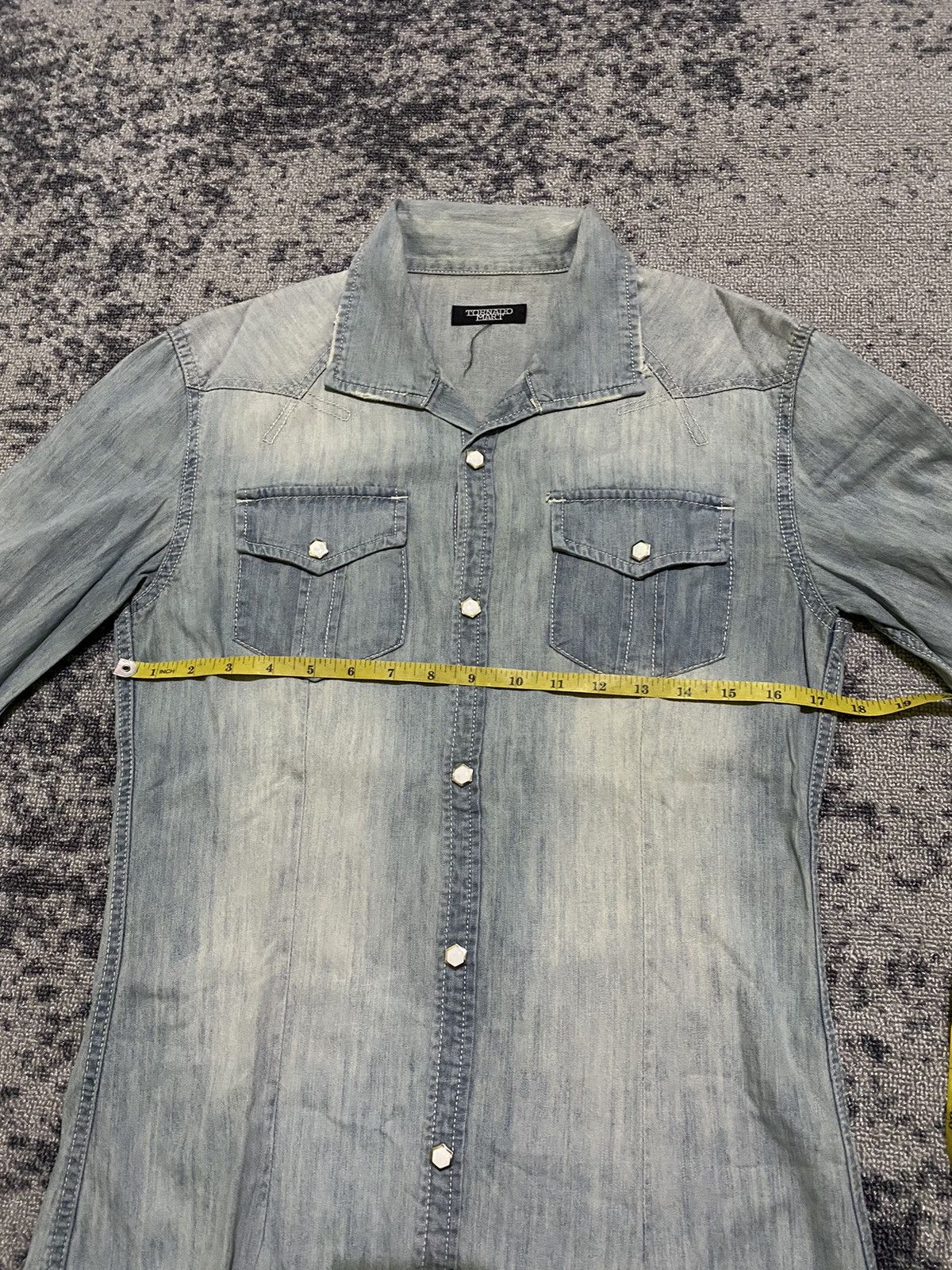 If Six Was Nine × Japanese Brand × Tornado Mart Tornado mart ifsixwasnine jeans shirt Size US M / EU 48-50 / 2 - 6 Thumbnail