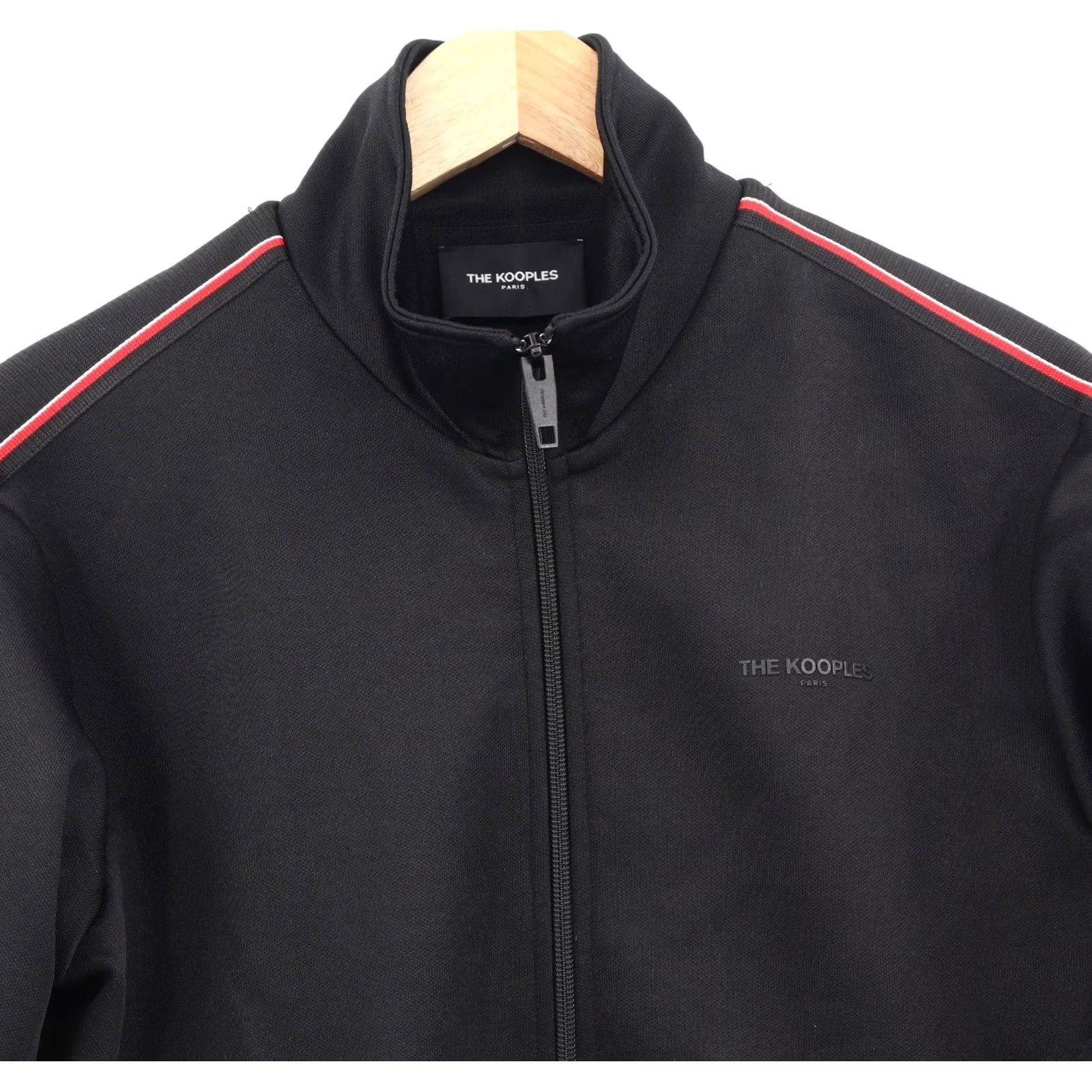 The Kooples The Kooples Mens Jacket Track Jacket XS Black Solid Zip Size US XS / EU 42 / 0 - 3 Thumbnail