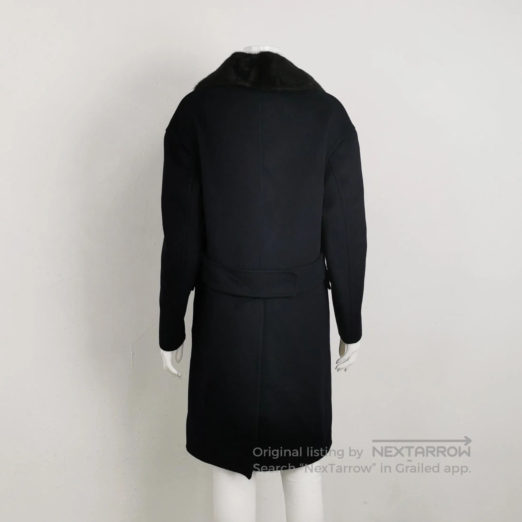 Prada Prada Wool Blend Double-Breasted Coat . Size US S / EU 44-46 / 1 - 1 Thumbnail