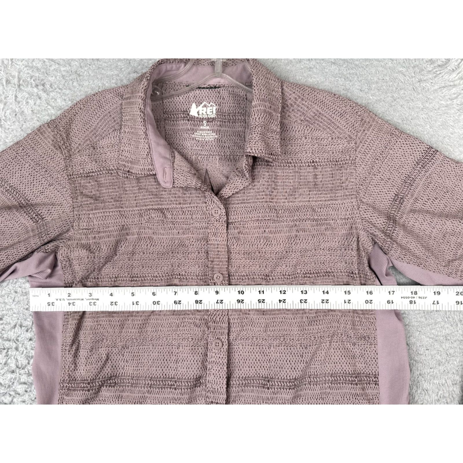 Vintage REI Coop Shirt Women Small Pink Button Up Long Sleeve Cotton Fish Angler Hike Size S / US 4 / IT 40 - 7 Thumbnail