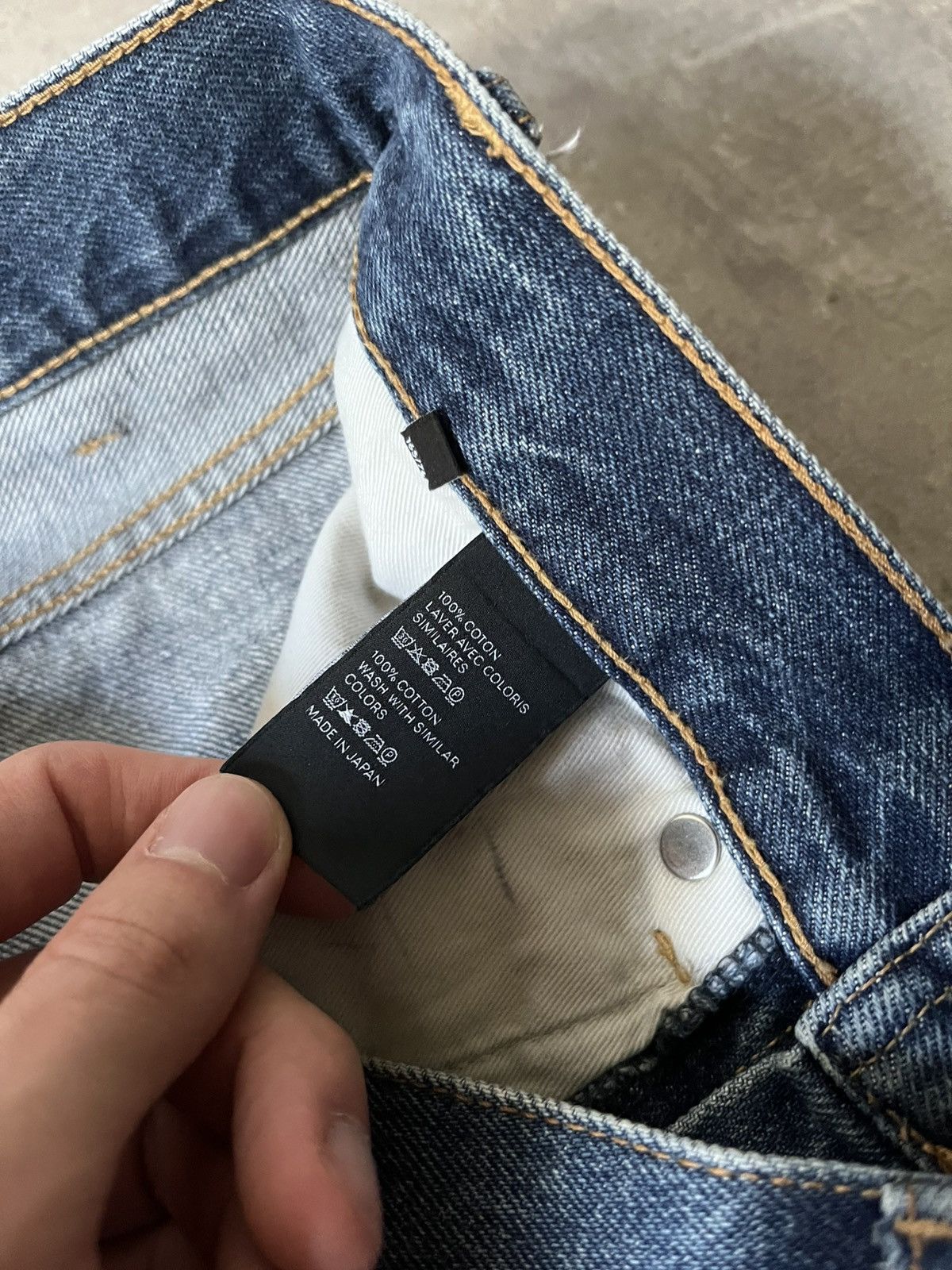 Celine Celine by Hedi Slimane Union Wash Regular Jeans Size US 30 / EU 46 - 10 Thumbnail