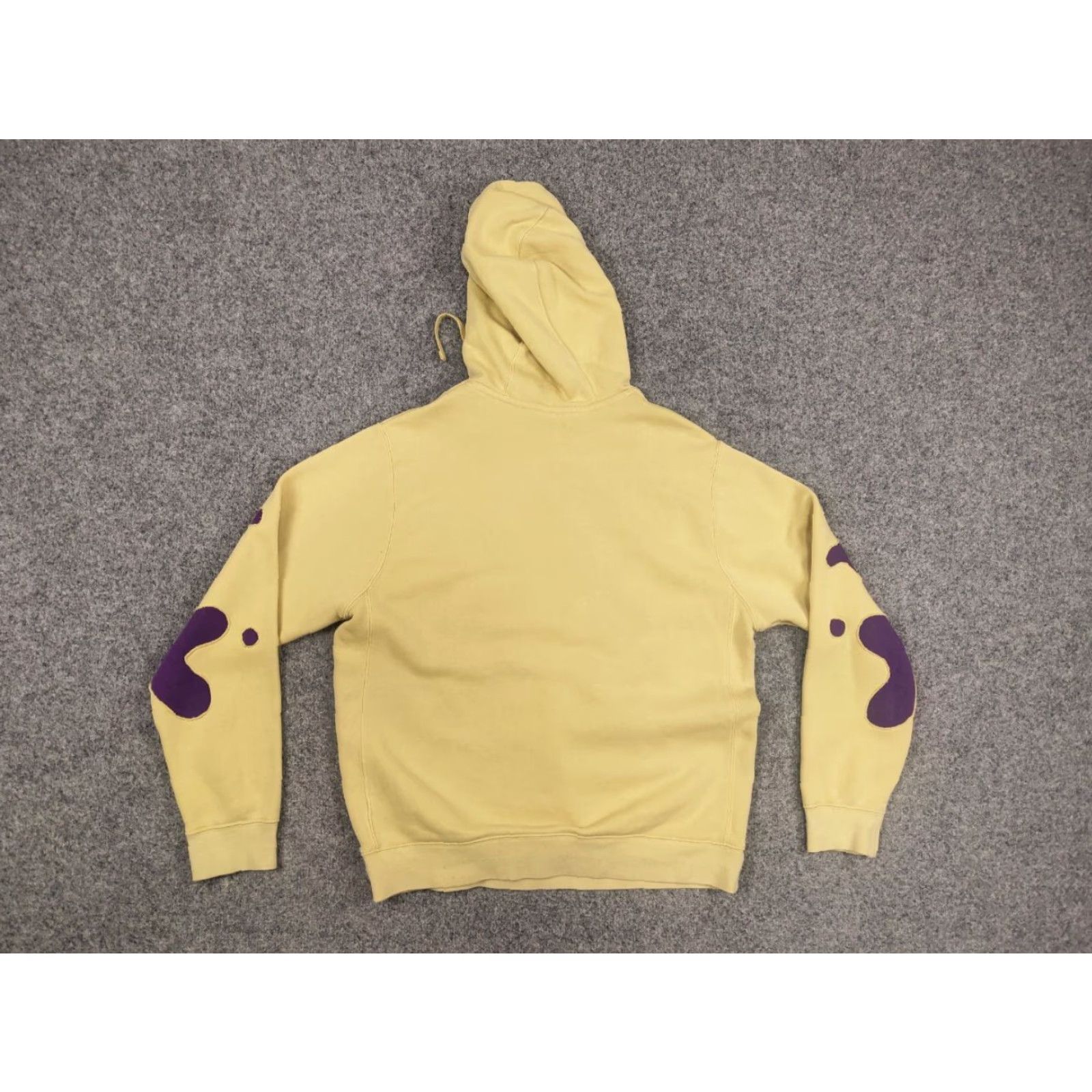 Nike Nike Hoodie Mens XS Yellow Vintage Skeleton Logo Y2K Style 90s Sports Pullover Crew Neck, Heavyweight Cotton Fleece Size US S / EU 44-46 / 1 - 7 Thumbnail