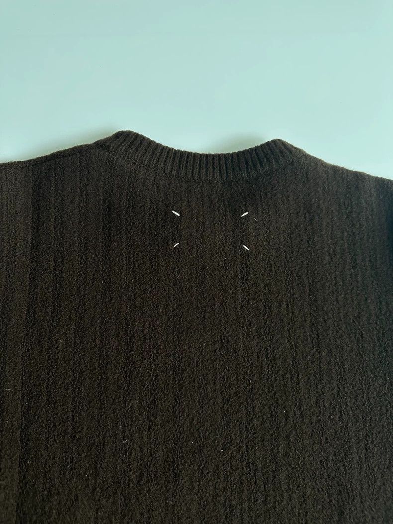 Maison Margiela Maison Margiela Burgundy Crew Neck Sweater by Margiela-250 Size US M / EU 48-50 / 2 - 5 Thumbnail