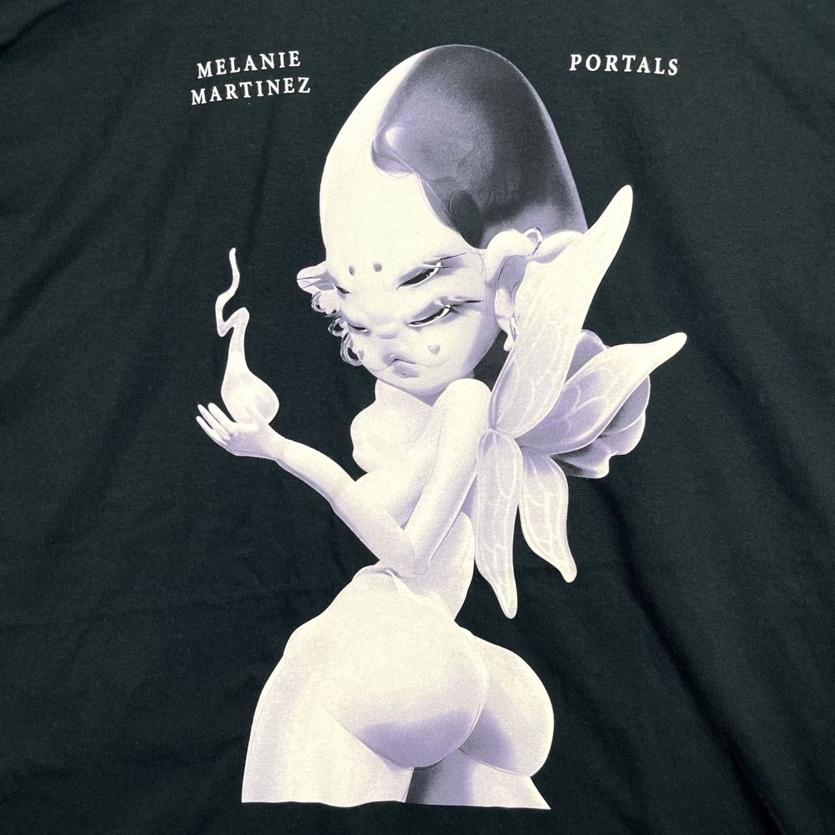 Vintage Melanie Martinez Shirt Womens 2XL Black Portals Album Music Tee Baggy Size XXL / US 16-18 / IT 52-54 - 4 Thumbnail