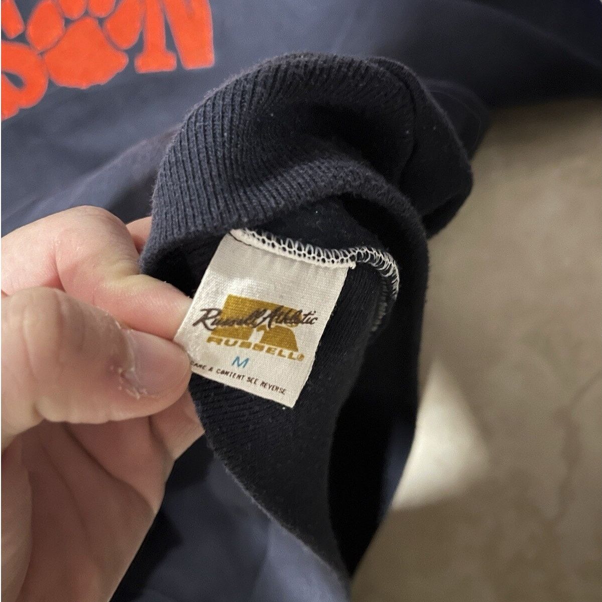 Russell Athletic Vintage 1970s Russell Clemson University Hoodie Med Size M / US 6-8 / IT 42-44 - 4 Thumbnail