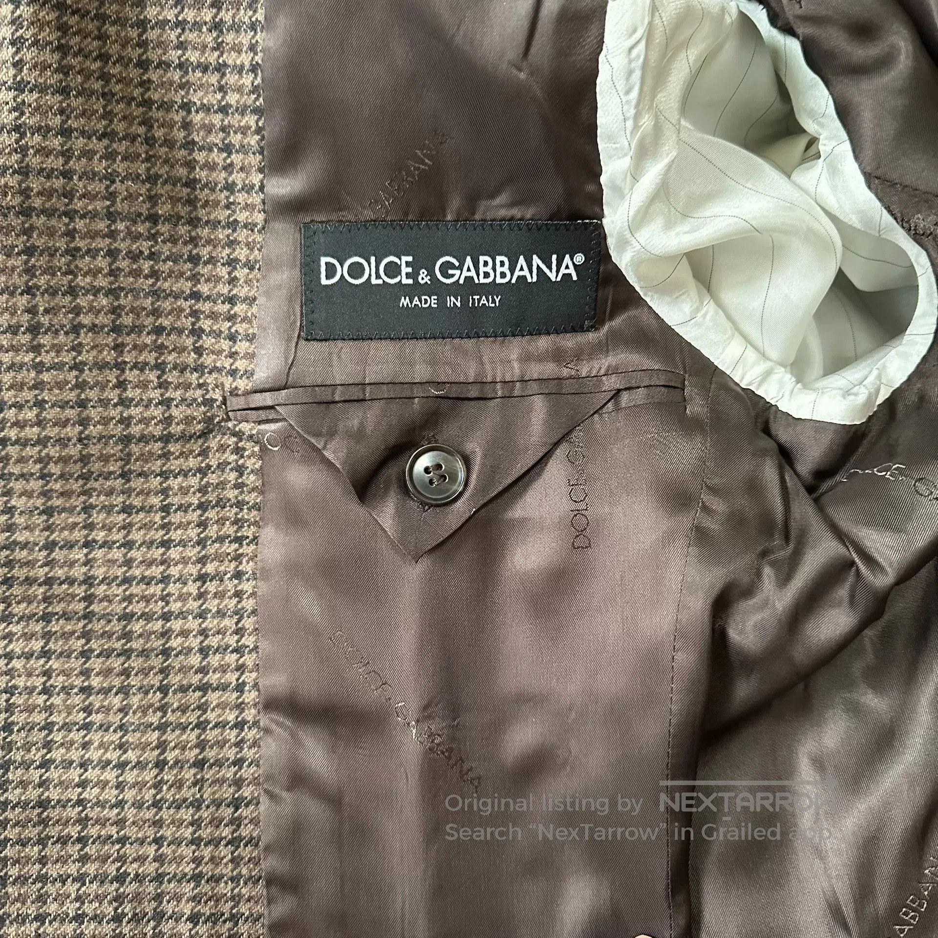 Dolce & Gabbana Dolce Gabbana Houndstooth Wool Blazer. Size US M / EU 48-50 / 2 - 8 Thumbnail
