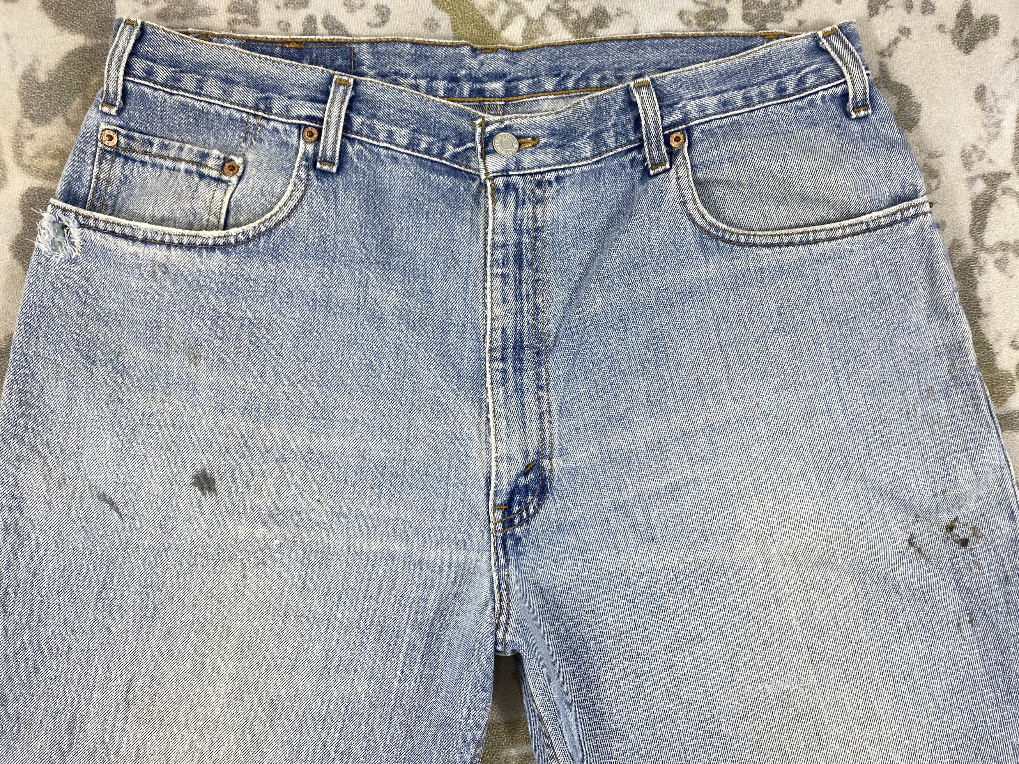 Levi's Light Wash Vintage Levi's 560 Denim 37x34.5 -JN394 Size US 37 - 3 Thumbnail