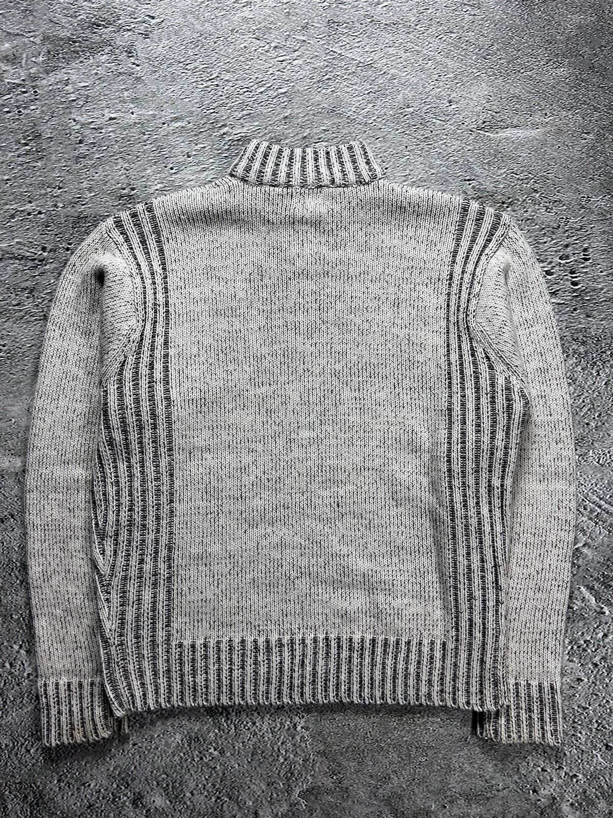 Japanese Brand × Vintage Osaka Tiger sweater white knit vintage Japanese halfzip Size US XL / EU 56 / 4 - 6 Thumbnail