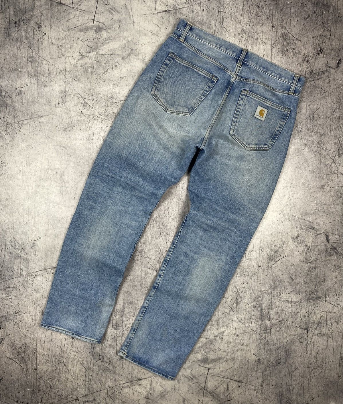 Carhartt Carhartt WIP Pontiac Pant Jeans Light Used Wash Straight Fit Size US 32 / EU 48 - 2 Thumbnail