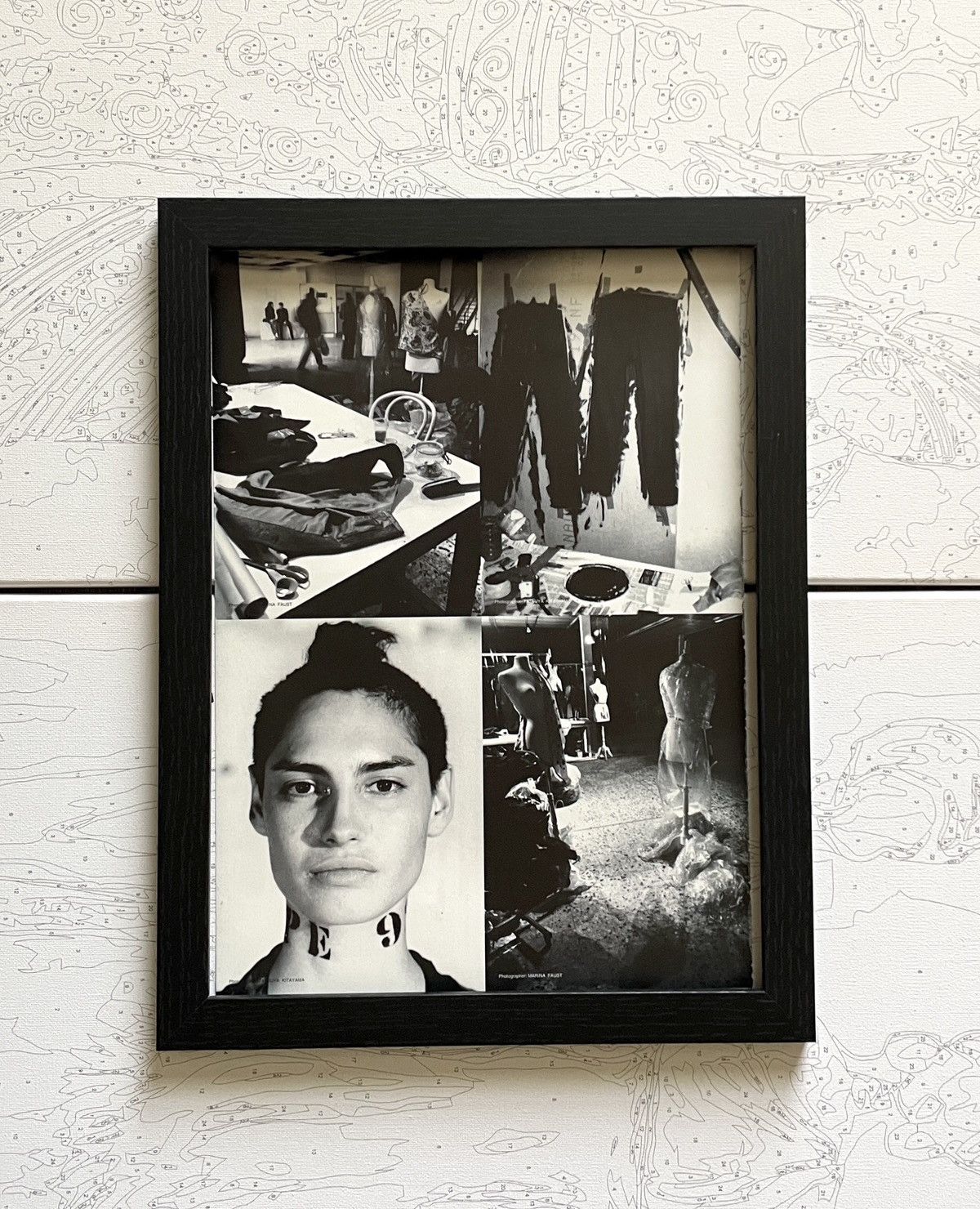 Designer × Maison Margiela × Vintage Maison Martin Margiela Archival photo framed poster 9x12 Size ONE SIZE - 1 Thumbnail
