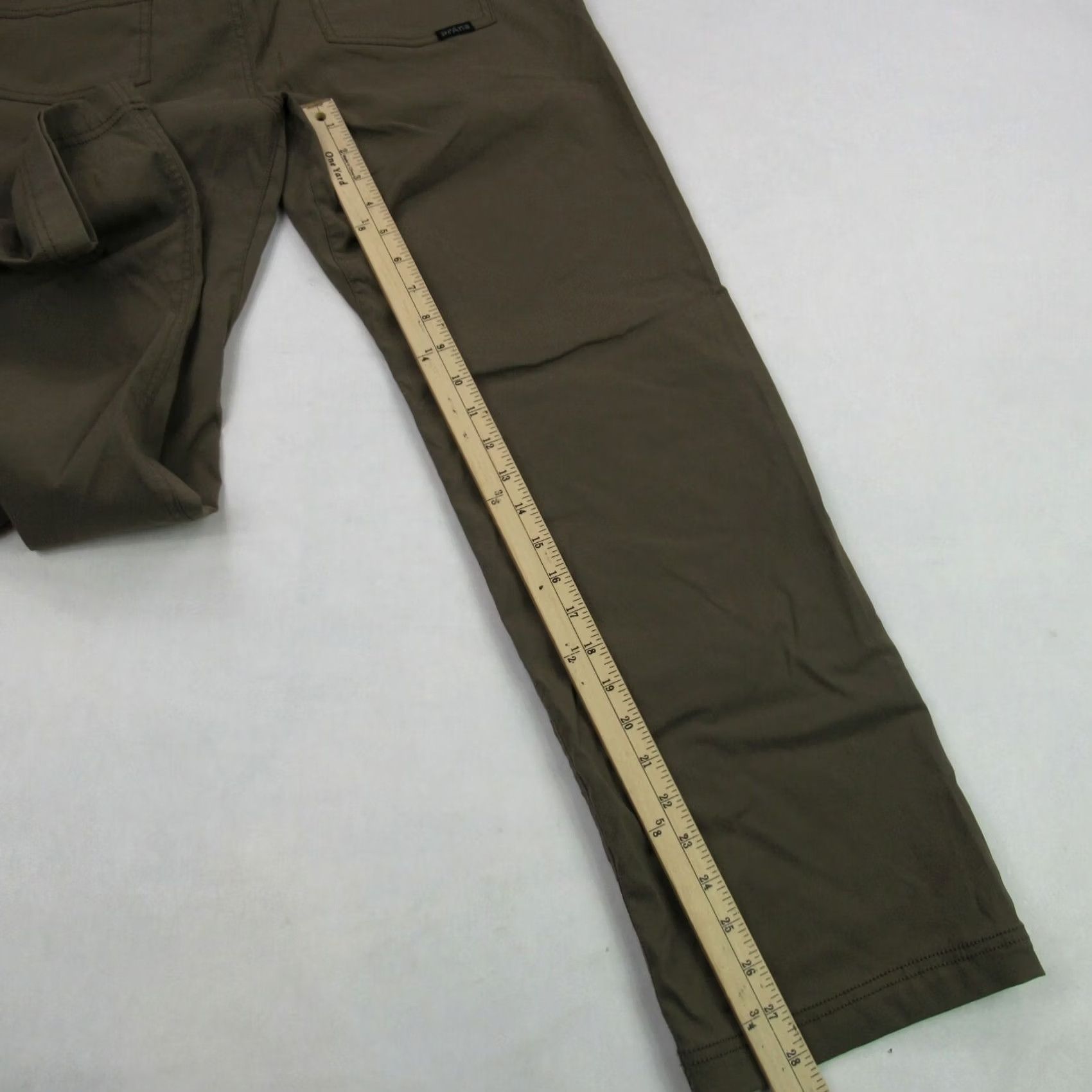 Prana prAna Pants Women 35X28 Regular Lightweight Outdoors Hiking Brown Slim Chino Pants Woman Regular Size 35 Brown Slim Size 24" / US 00 / IT 34 - 7 Thumbnail