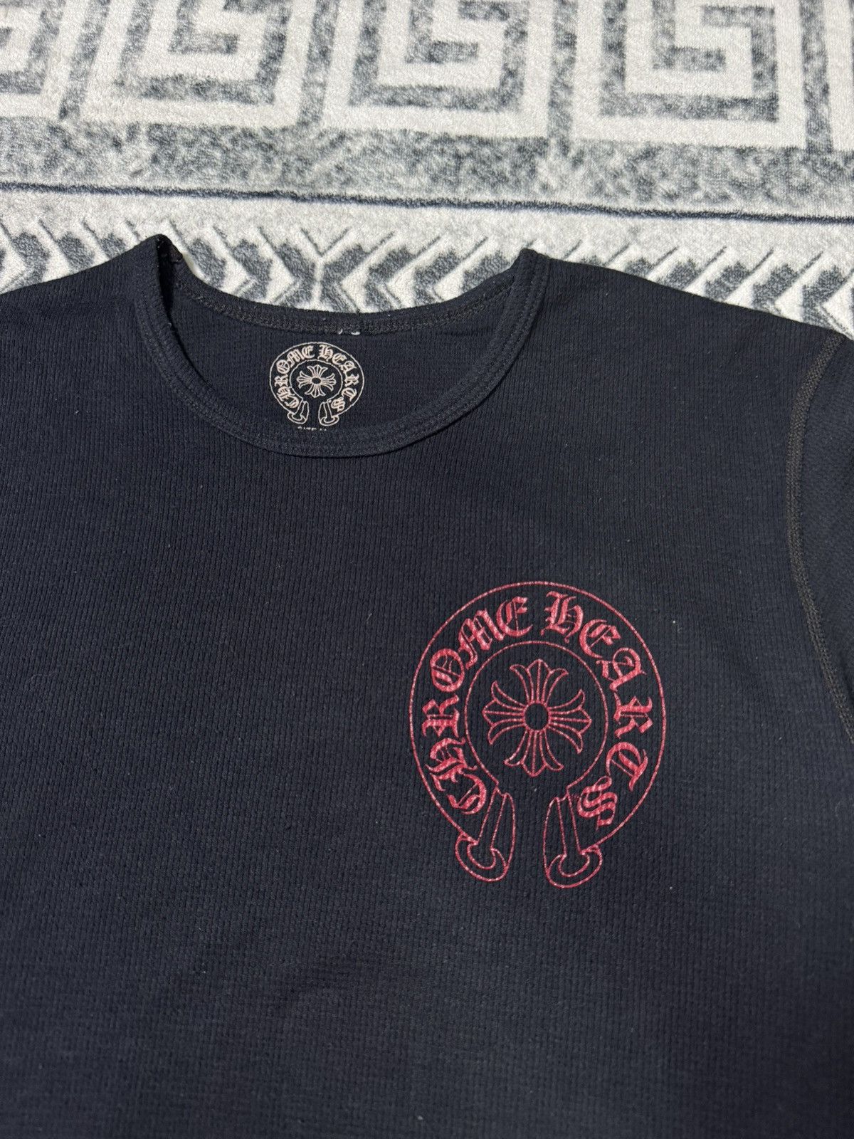 Chrome Hearts RARE! FLORAL SCROLL THERMAL LONG SLEEVE Size US M / EU 48-50 / 2 - 7 Thumbnail