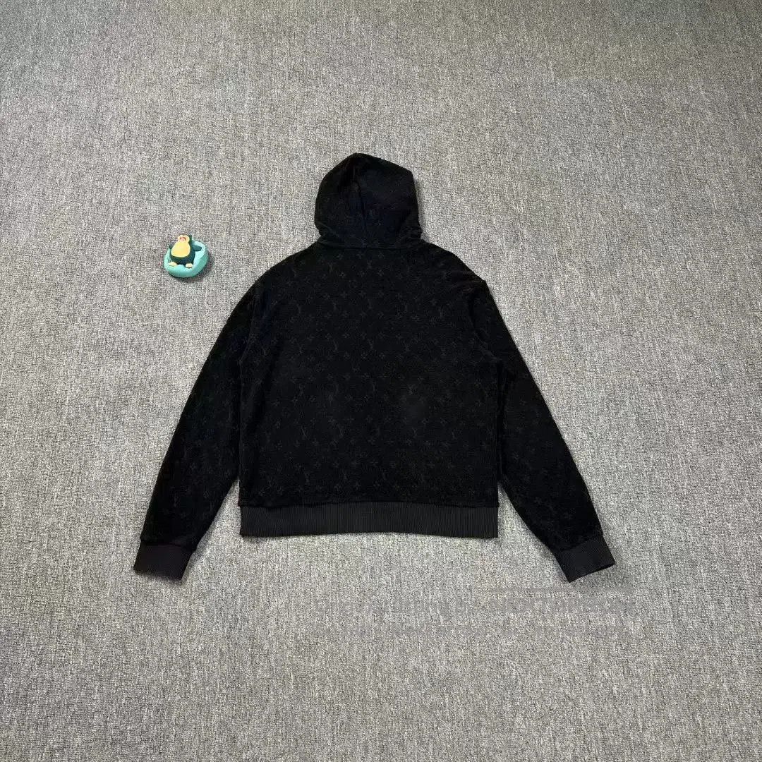 Louis Vuitton black hooded jacket with LV pattern. Size US S / EU 44-46 / 1 - 2 Thumbnail