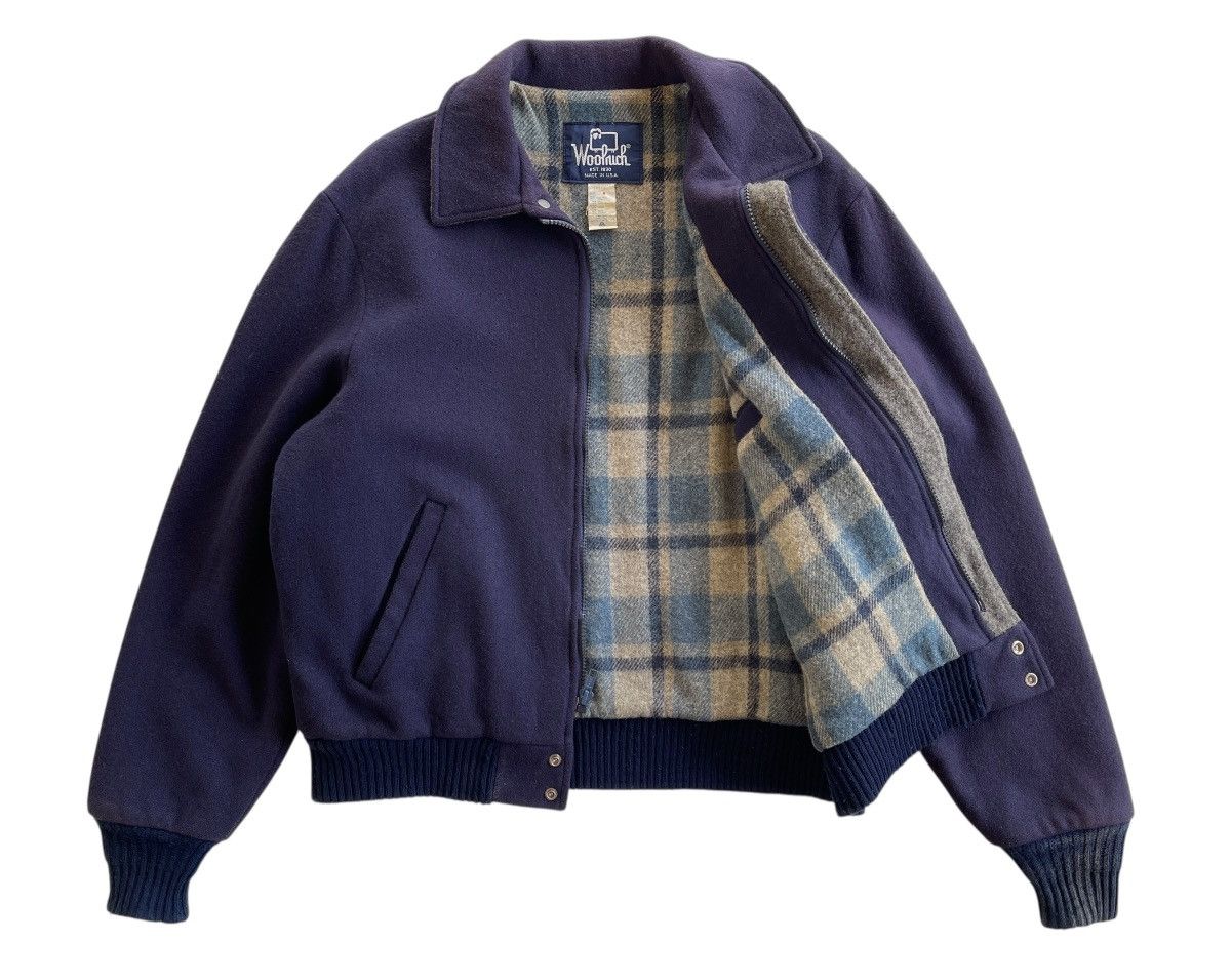 Woolrich Woolen Mills 80s Woolrich Wool Bomber Jacket Size US M / EU 48-50 / 2 - 3 Thumbnail