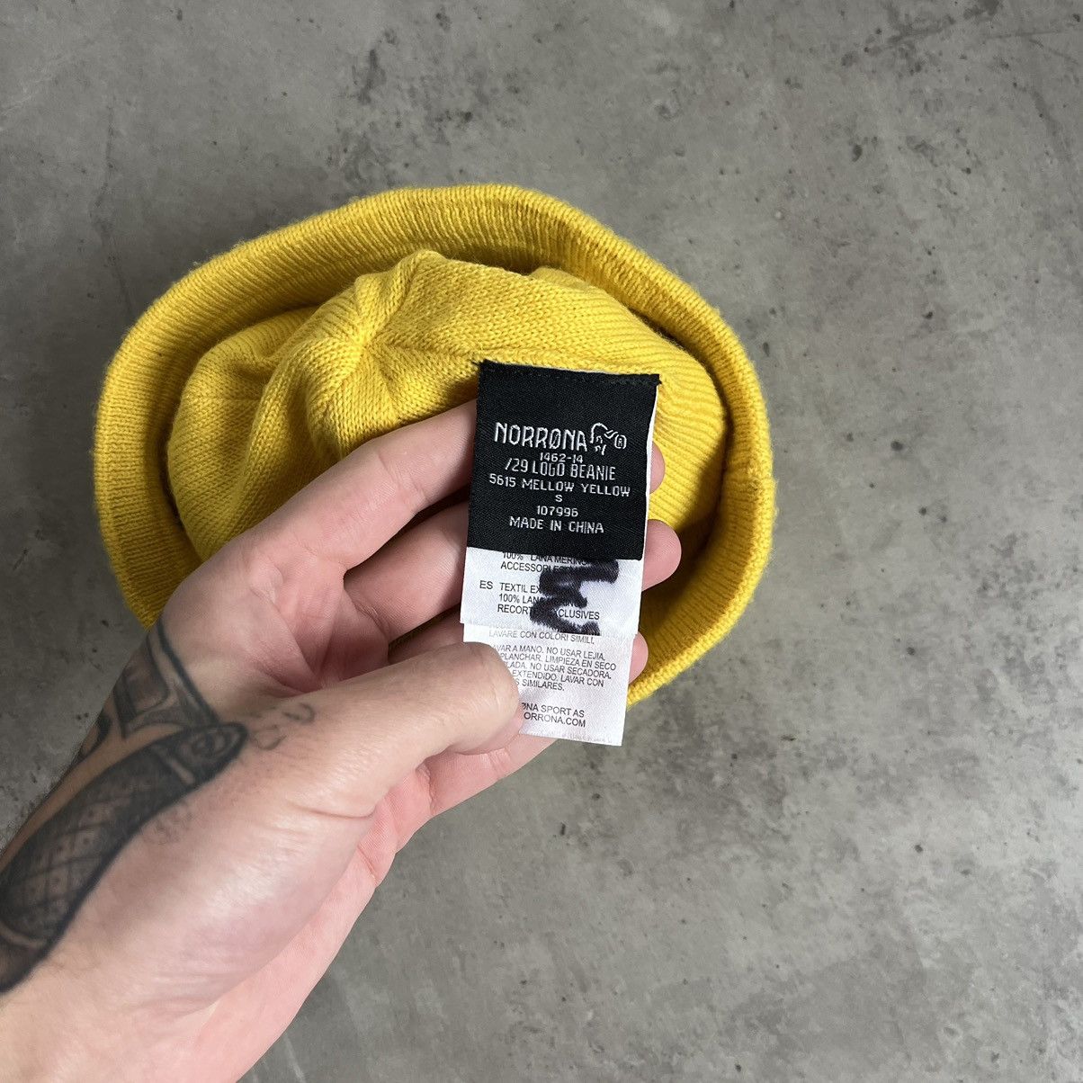 Norrona Vintage Norrona Yellow Hat Size ONE SIZE - 4 Thumbnail
