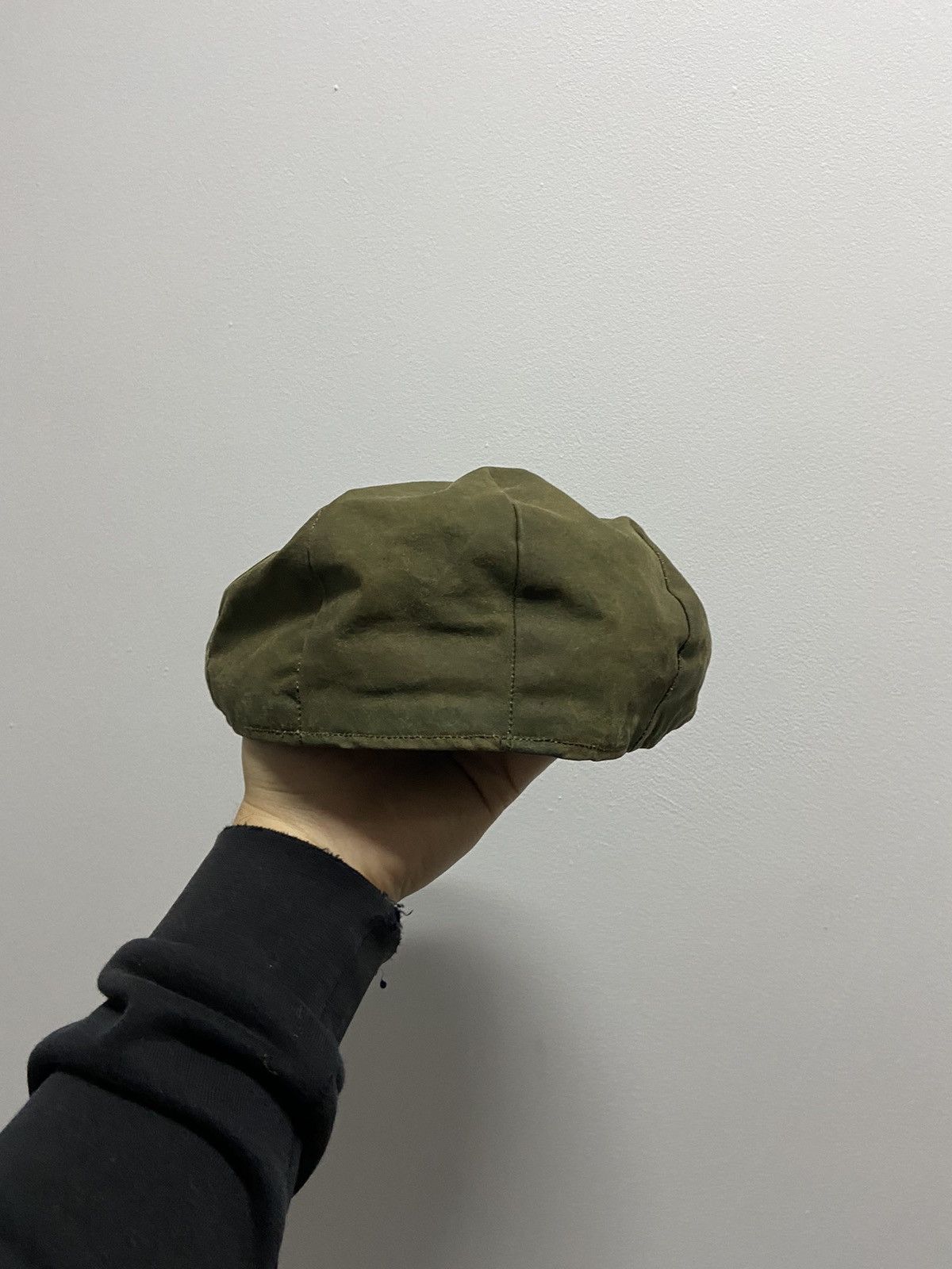 Barbour × Vintage Barbour waxed beret cap vintage Size ONE SIZE - 3 Thumbnail