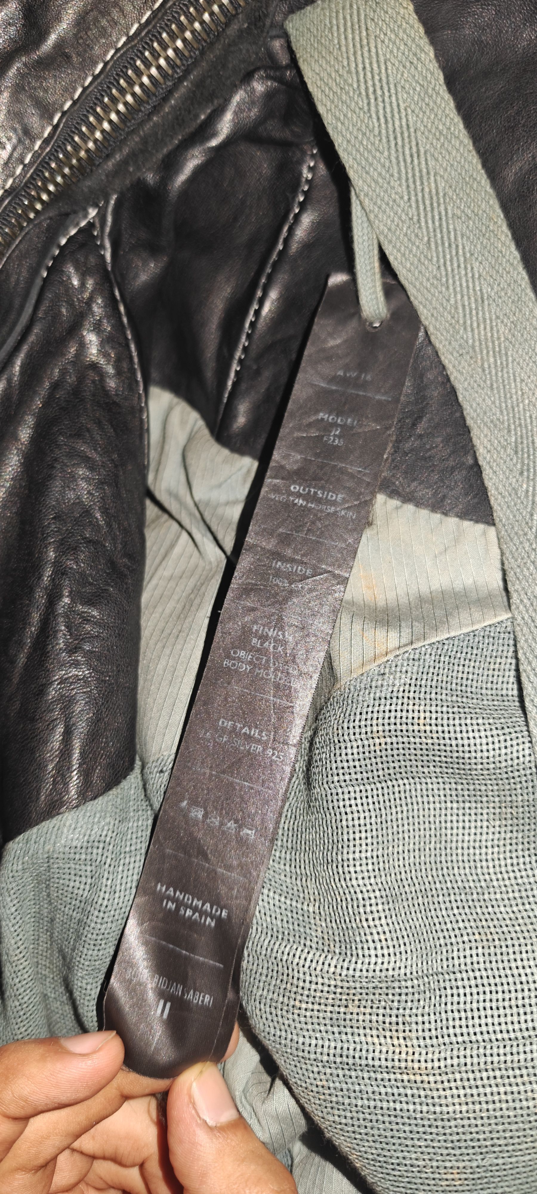 Boris Bidjan Saberi Boris Bidjan Saberi J2-F235 hooded horse skin jacket Size US S / EU 44-46 / 1 - 8 Thumbnail