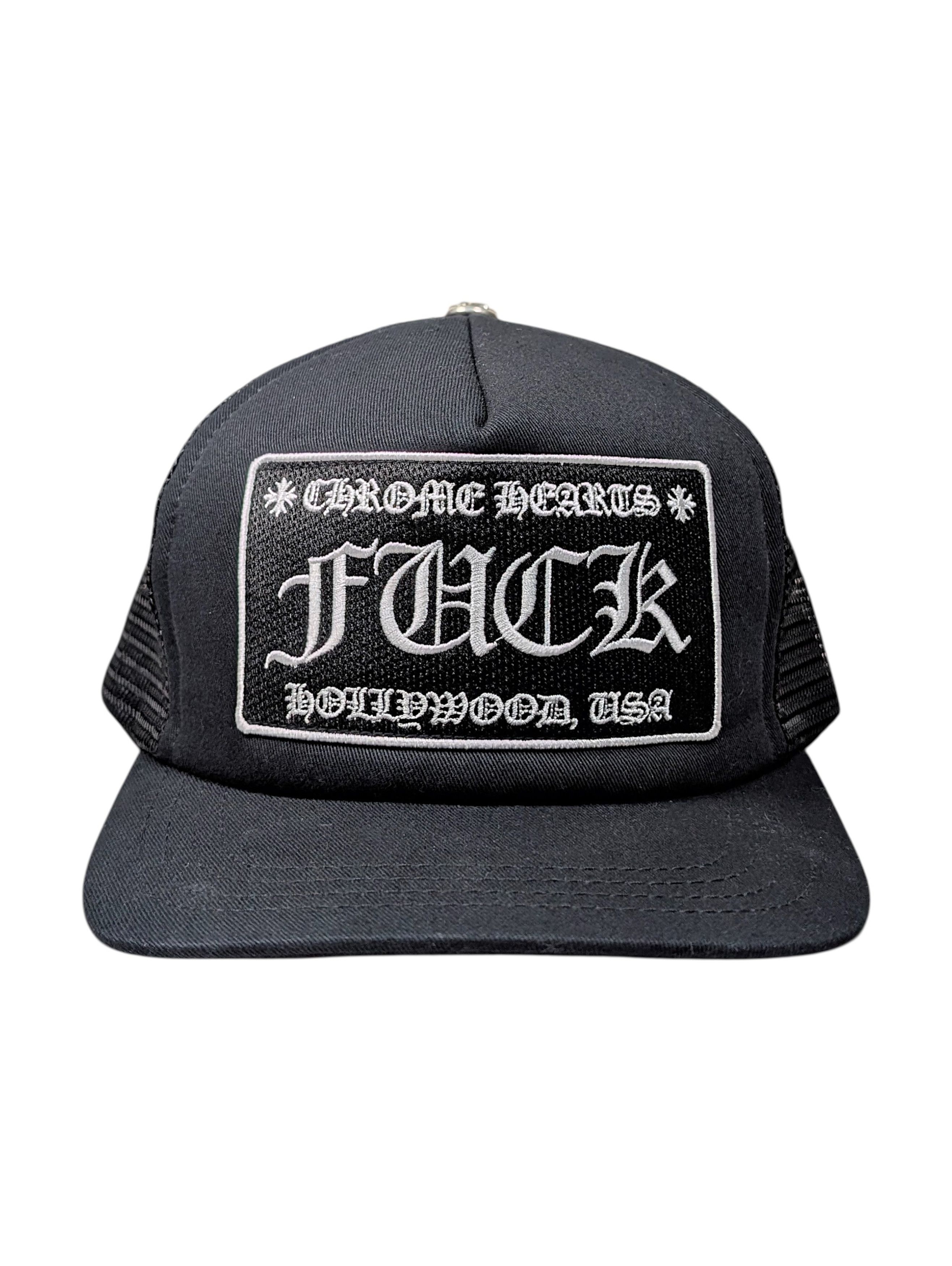 Chrome Hearts FUCK Hollywood Trucker Hat Size ONE SIZE - 1 Thumbnail