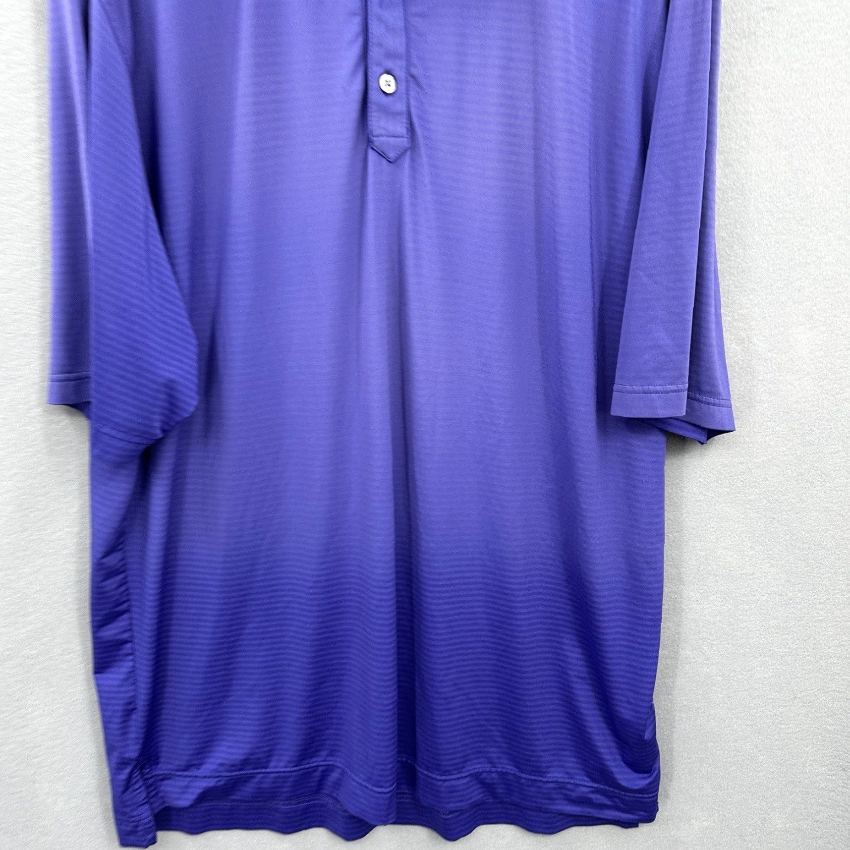Footjoy FootJoy Polo Shirt Men’s XL Purple Striped Short Sleeve Polo Sports Golf Logo Dad Casual Shirt Size US XL / EU 56 / 4 - 5 Thumbnail