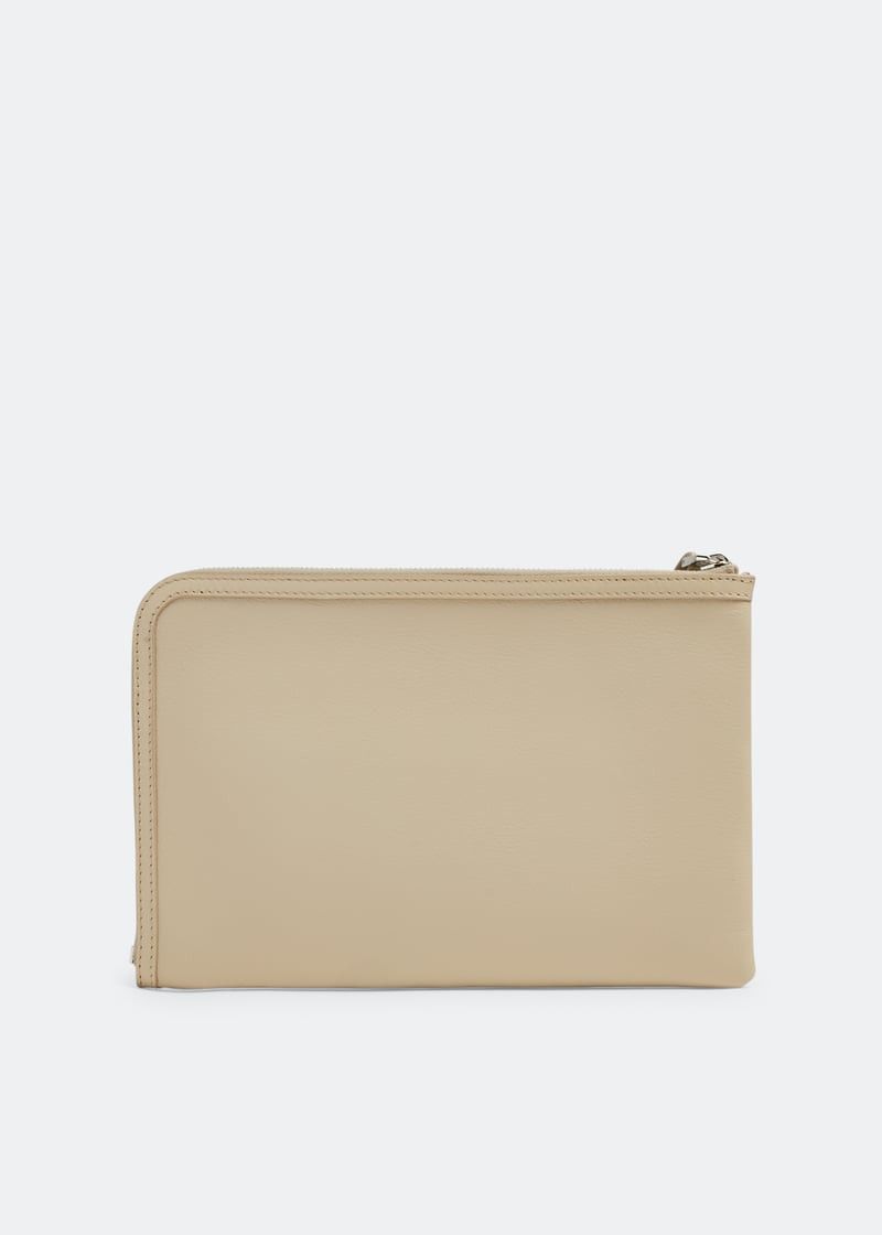 Givenchy o1w1db10525 Size: OS/Voyou Zipped Pouch in Beige Size ONE SIZE - 2 Thumbnail