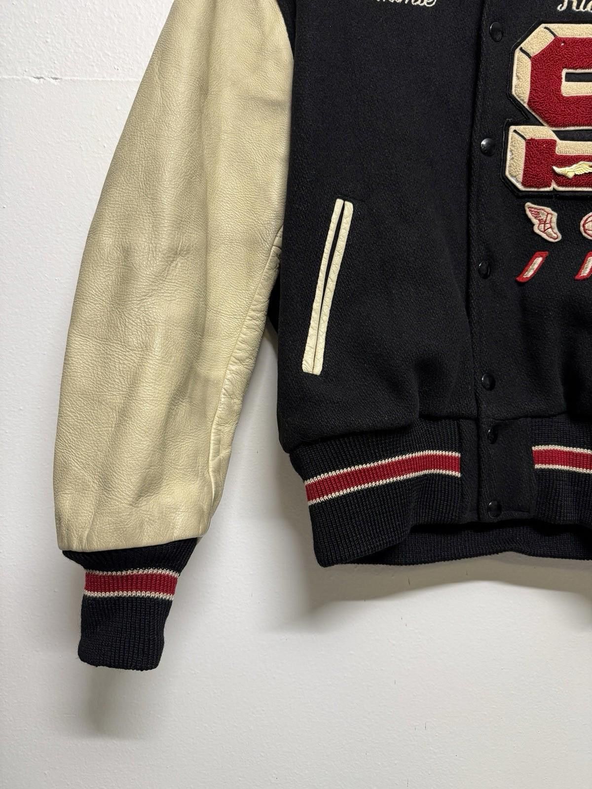 Other 1950s Flying Goose Leather & Wool Letterman Jacket Large Size US L / EU 52-54 / 3 - 3 Thumbnail