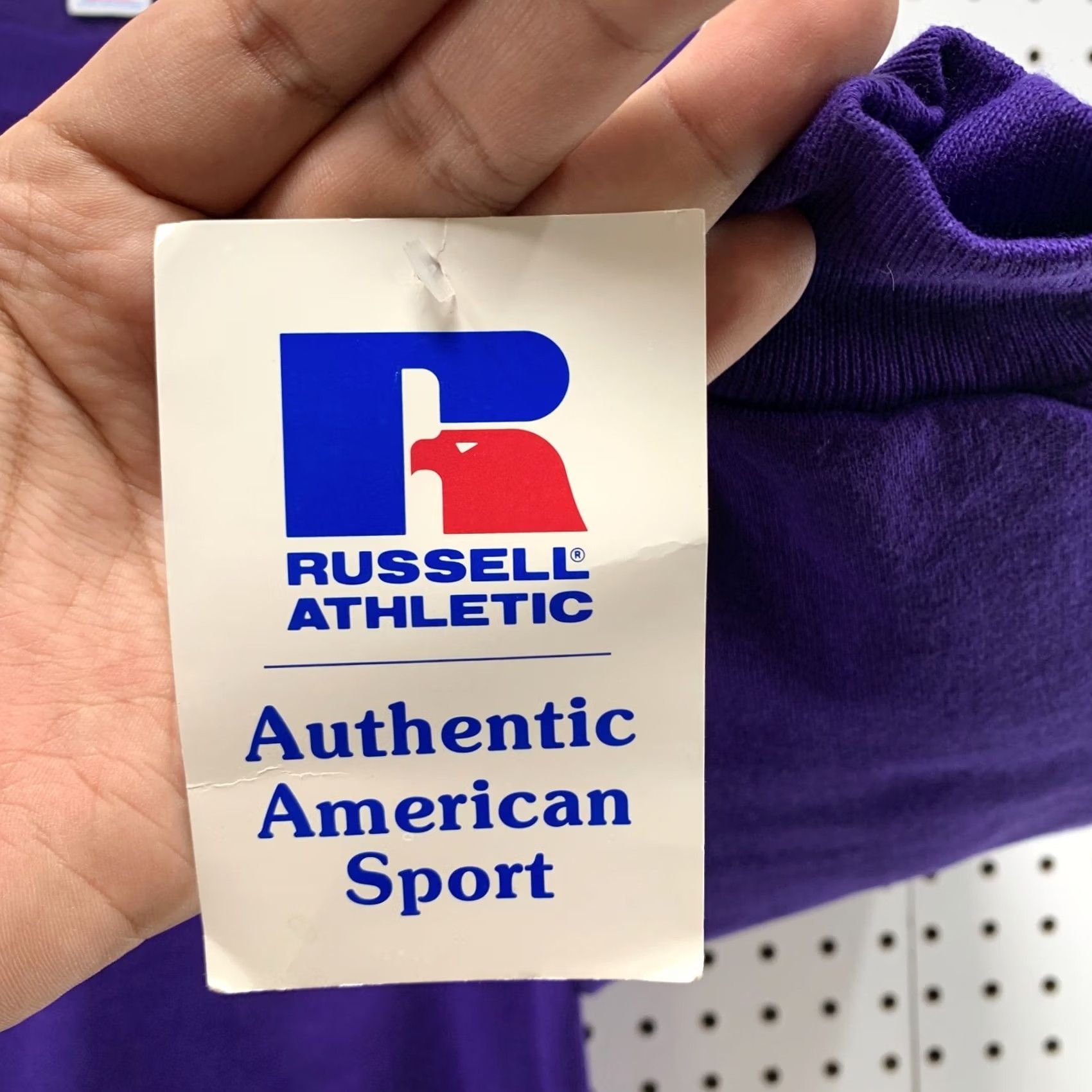 Russell Athletic VINTAGE Russell Athletic Sweatshirt Mens M Purple USA Crewneck 80s Size US M / EU 48-50 / 2 - 3 Thumbnail