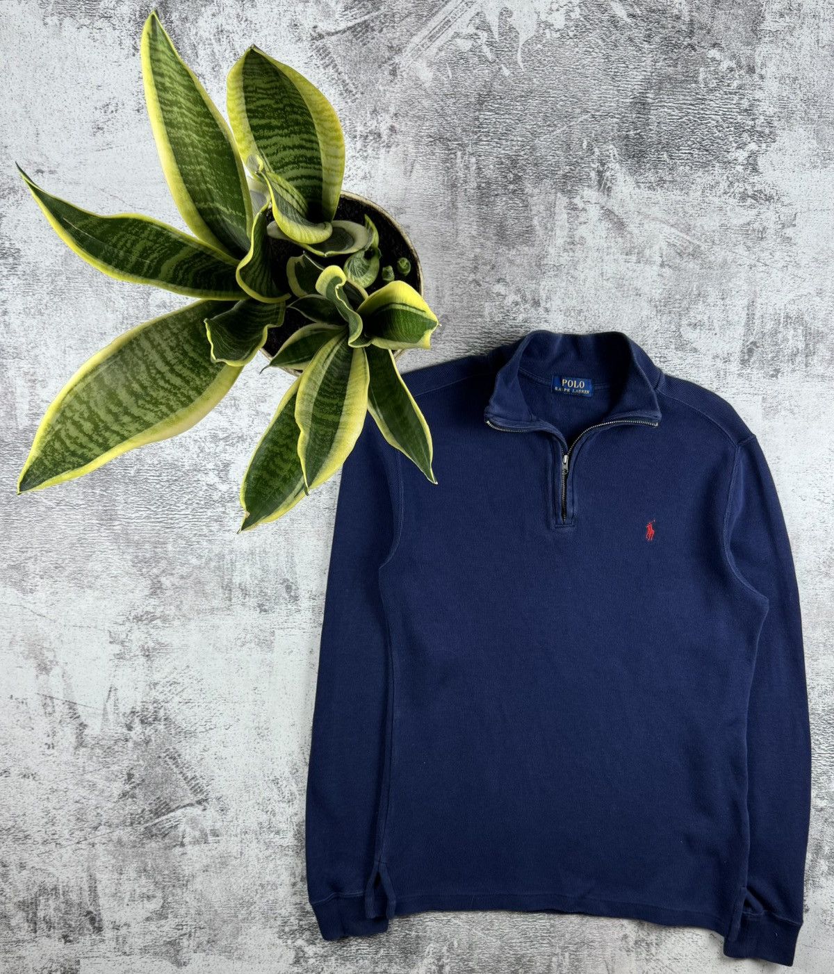 Polo Ralph Lauren Vintage Polo Ralph Lauren PRL Blue Retro 1/3 1/4 Zip Sweatshirt Hoodie Pullover Size US S / EU 44-46 / 1 - 1 Thumbnail
