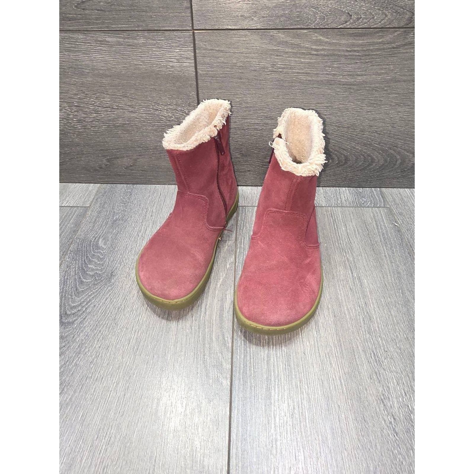 Birkenstock Birkenstock Lille Lined Bots Red Zip Up Kids Size 29 S000054 Size US 4.5 / IT 34.5 - 2 Thumbnail