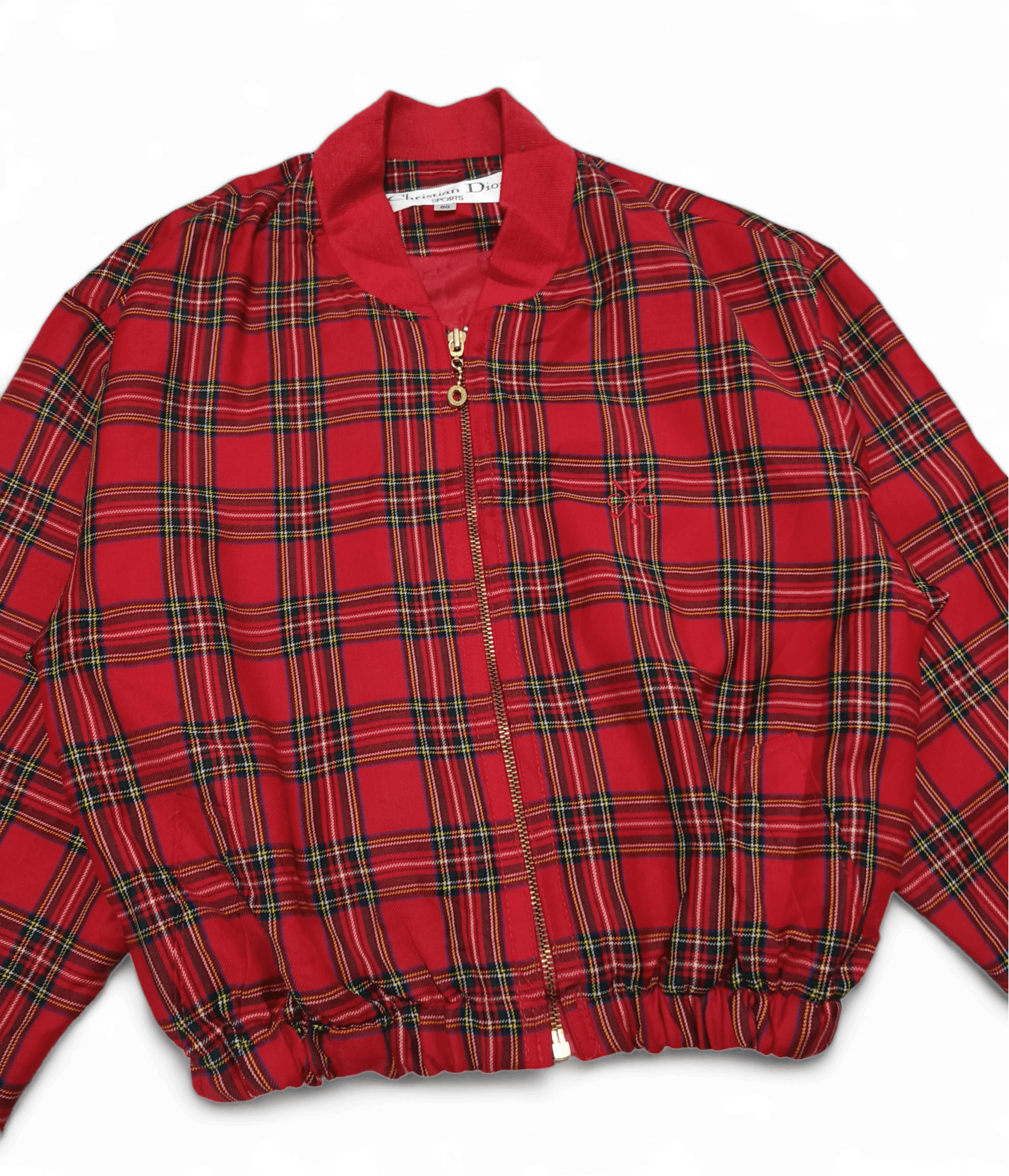 Christian Dior Monsieur Customized Vintage Y2K Christian Dior Tartan Cropped Jacket Size M / US 6-8 / IT 42-44 - 6 Thumbnail