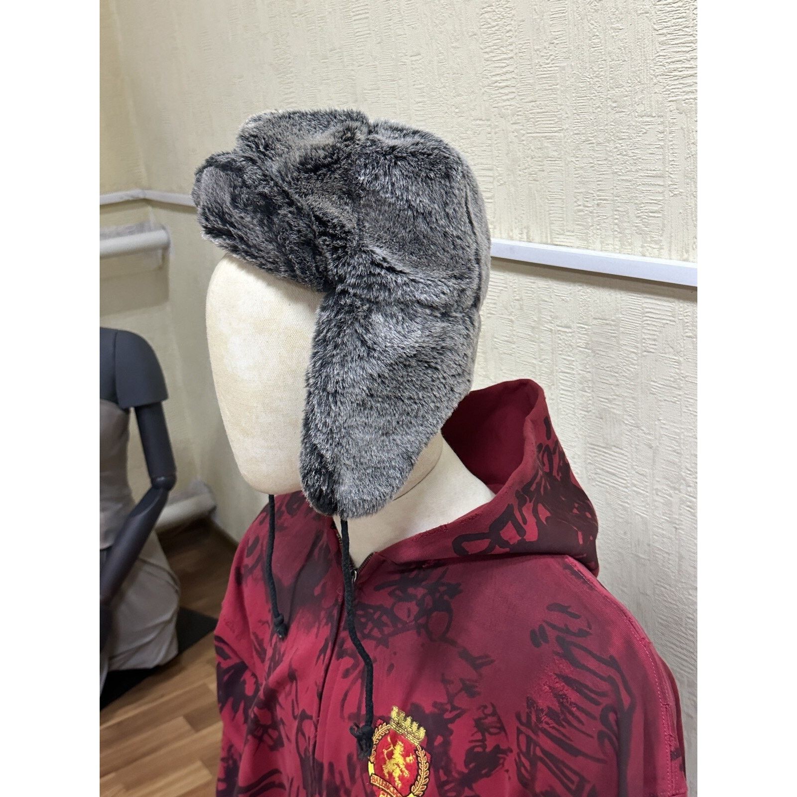 Vintage Vintage Crazy Faux Fur Trapper Y2K Cute Fuzzy Ushanka Hat Size ONE SIZE - 2 Thumbnail