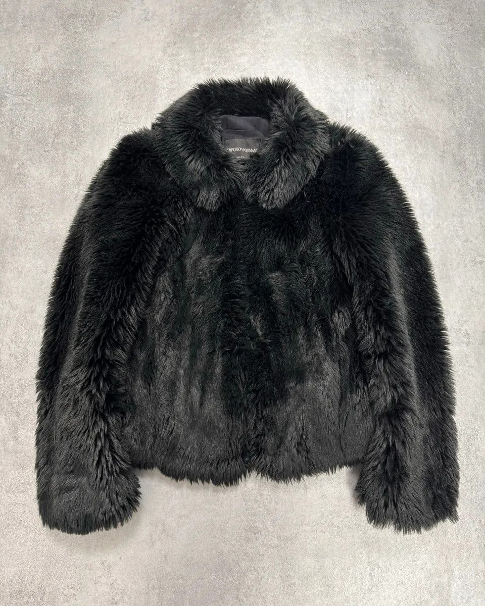 Emporio Armani AW2014 Emporio Armani Faux Fur Puffy Jacket Size S / US 4 / IT 40 - 1 Thumbnail