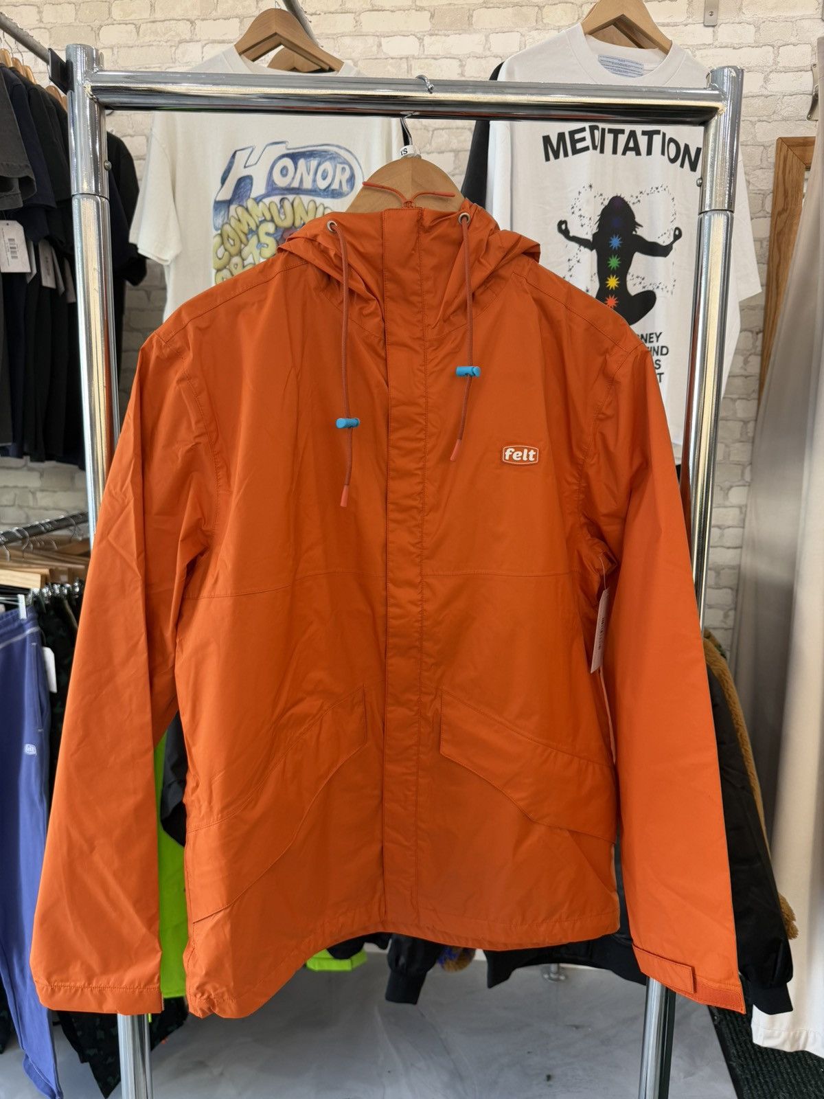 FELT FELT “Downpour” Orange Jacket Size US XS / EU 42 / 0 - 1 Thumbnail