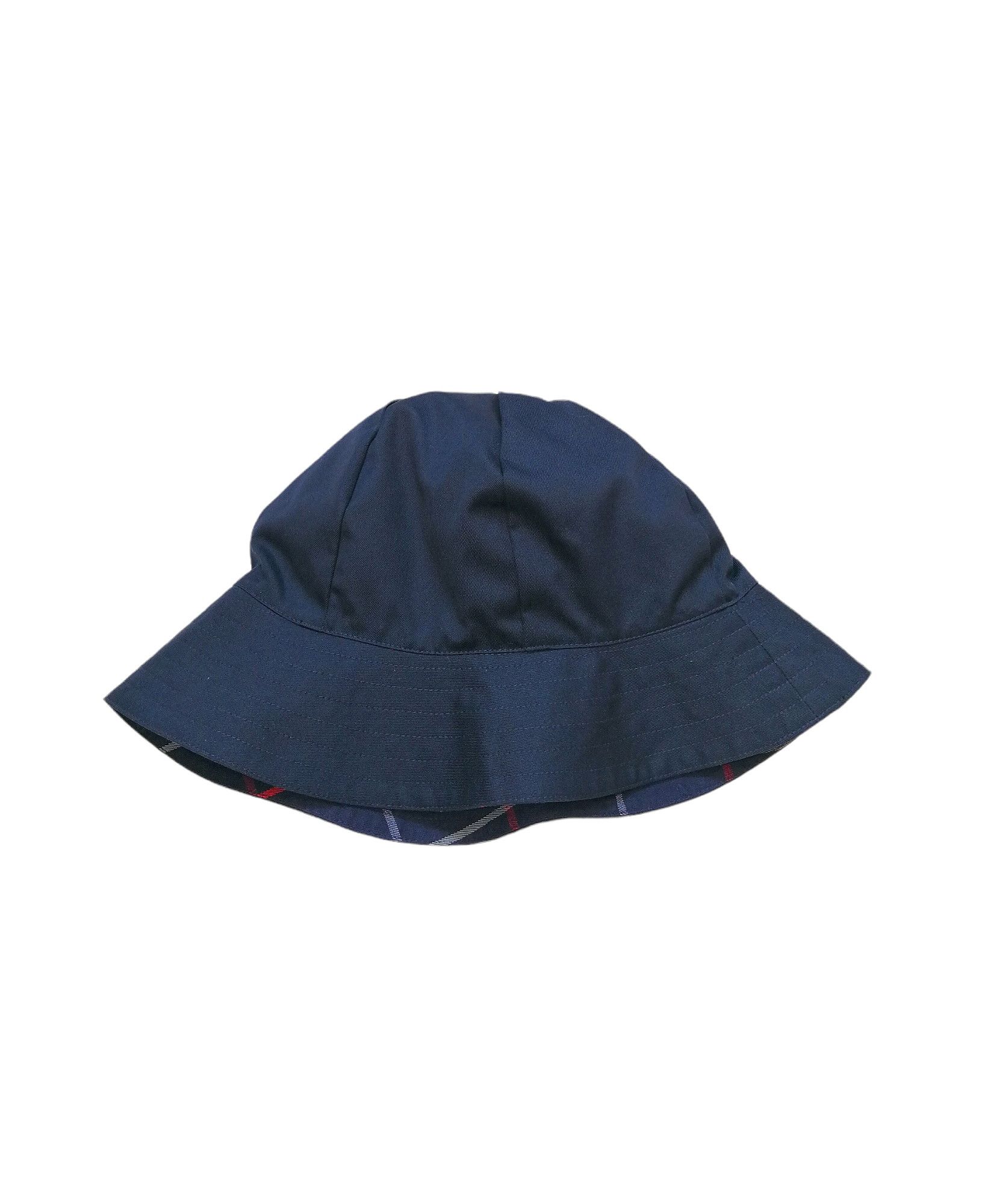 Burberry × Vintage Vintage Burberry Bucket Hat Nova Check Panama Reversible Size ONE SIZE - 10 Thumbnail