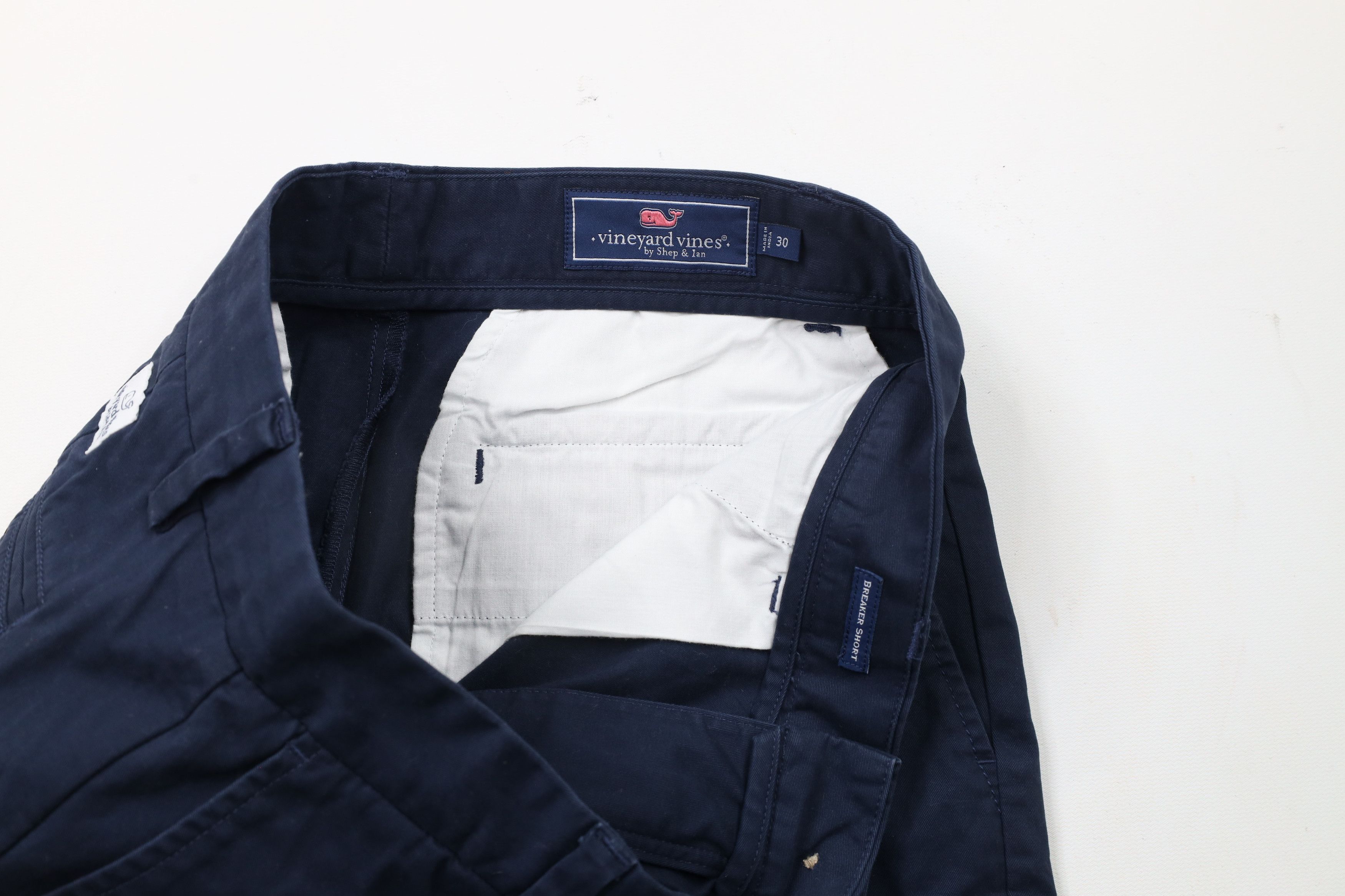 Vineyard Vines × Vintage Vineyard Vines Spell Above Knee Breaker Chino Shorts Blue Size US 30 / EU 46 - 6 Thumbnail