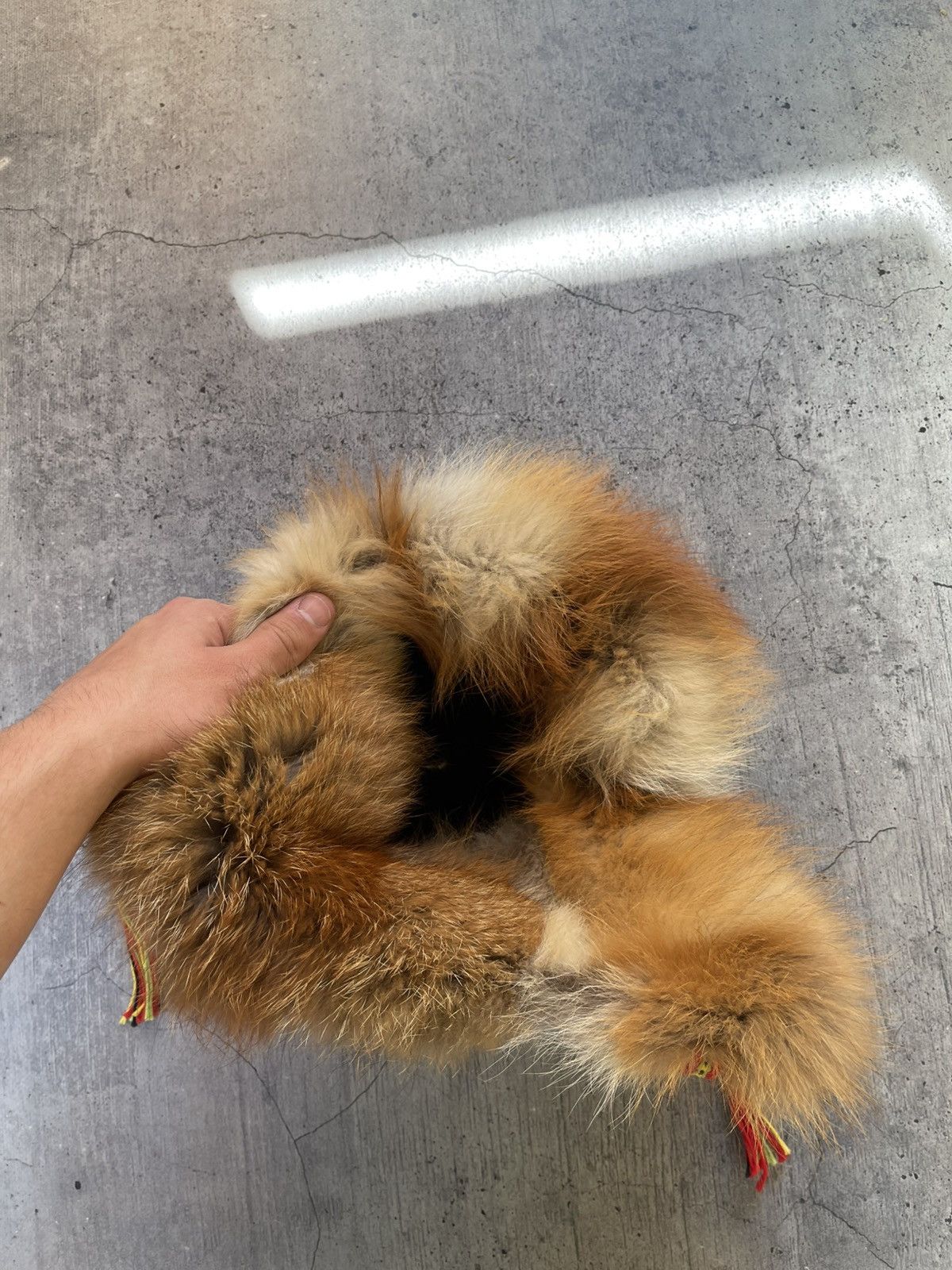 Vintage Vintage 90s ushanka trapper / checker hat real fur / leather Size ONE SIZE - 6 Thumbnail