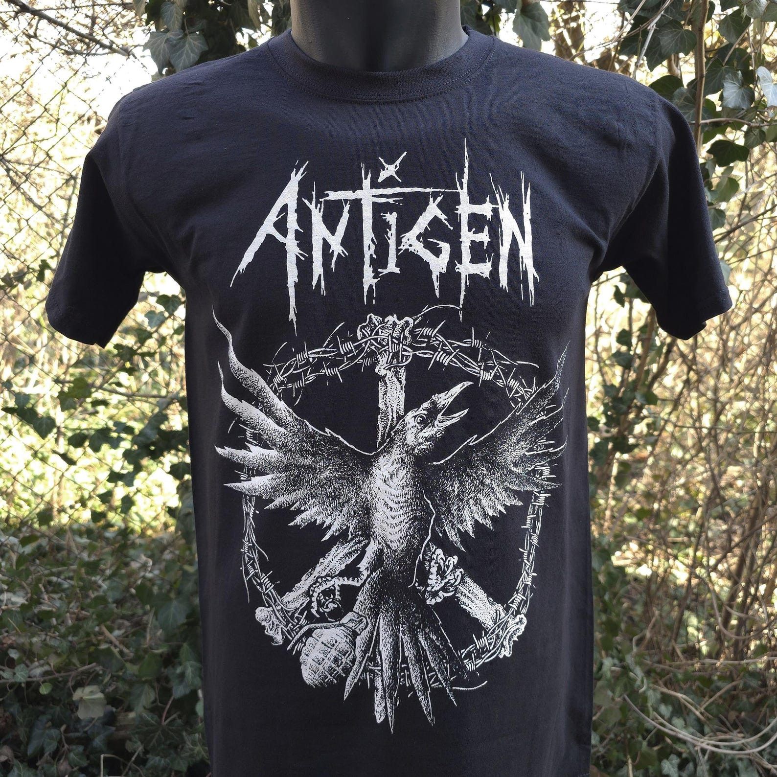 Gildan Crust punk Antigen T-Shirt Size US M / EU 48-50 / 2 - 1 Thumbnail