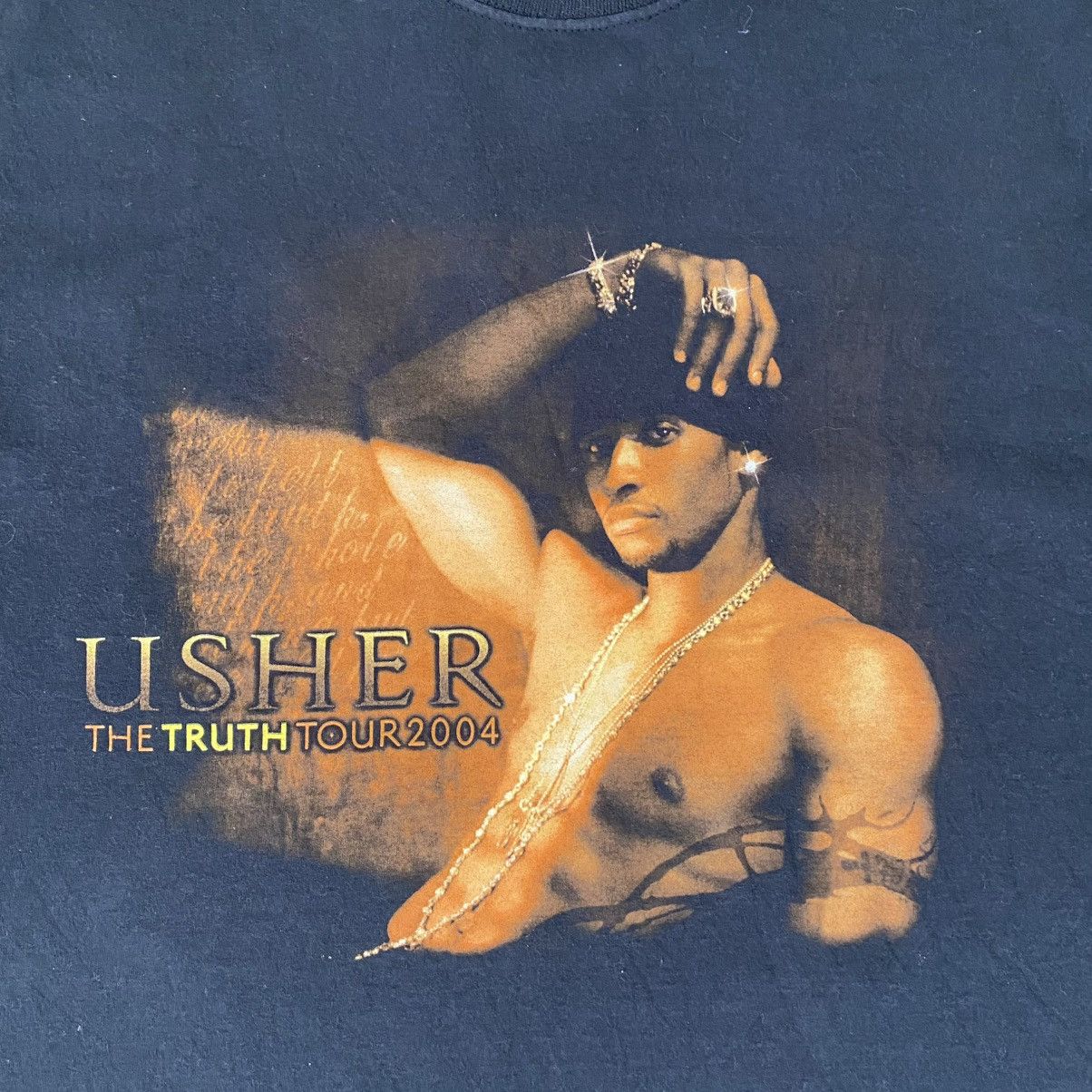 Rap Tees Vintage Y2K 2004 Usher The Truth Tour Promo Rap Tee Size US L / EU 52-54 / 3 - 6 Thumbnail