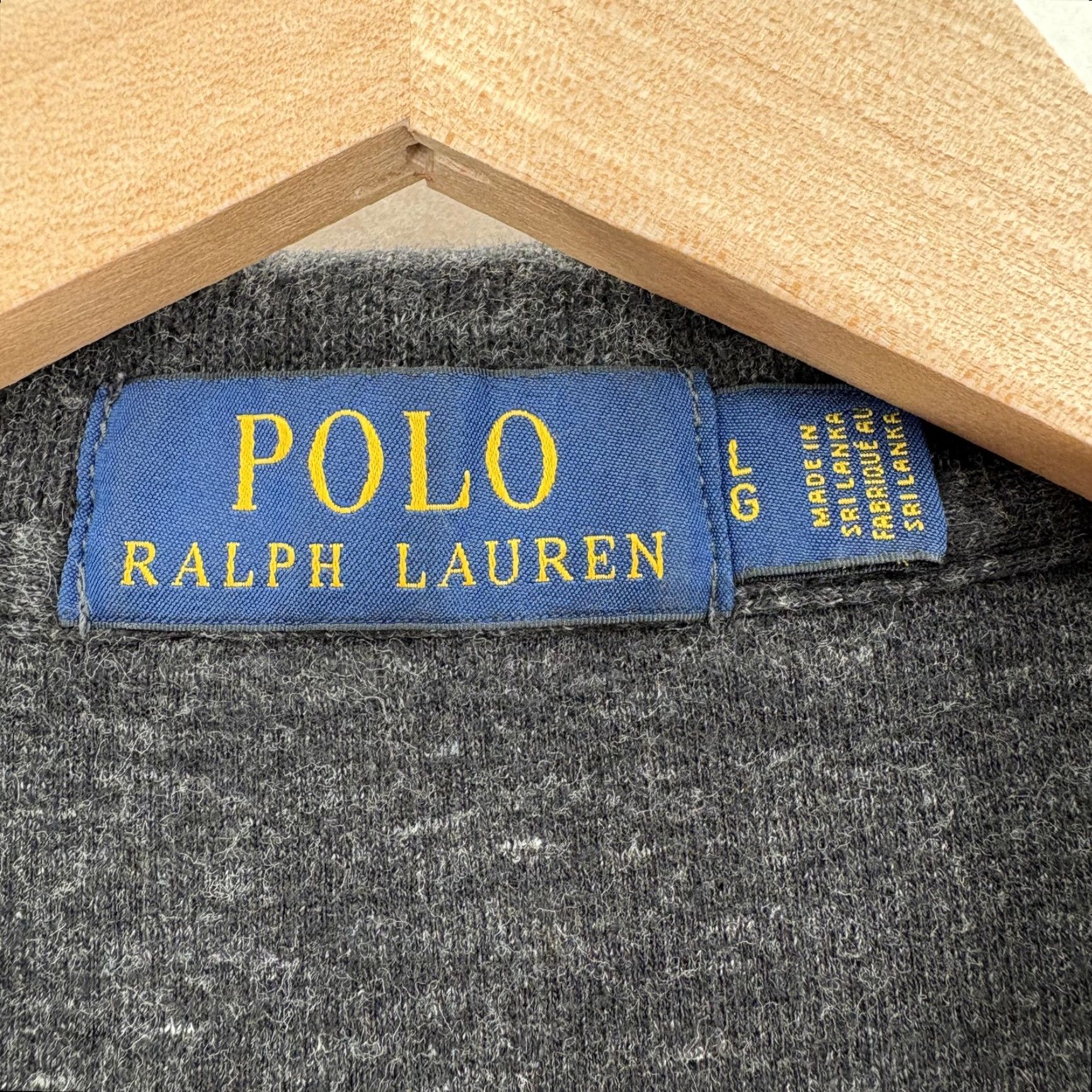 Polo Ralph Lauren Polo Ralph Lauren Sweater Mens Large Gray 1/4 Zip Mock Neck Knit Pullover Pony Size US L / EU 52-54 / 3 - 4 Thumbnail
