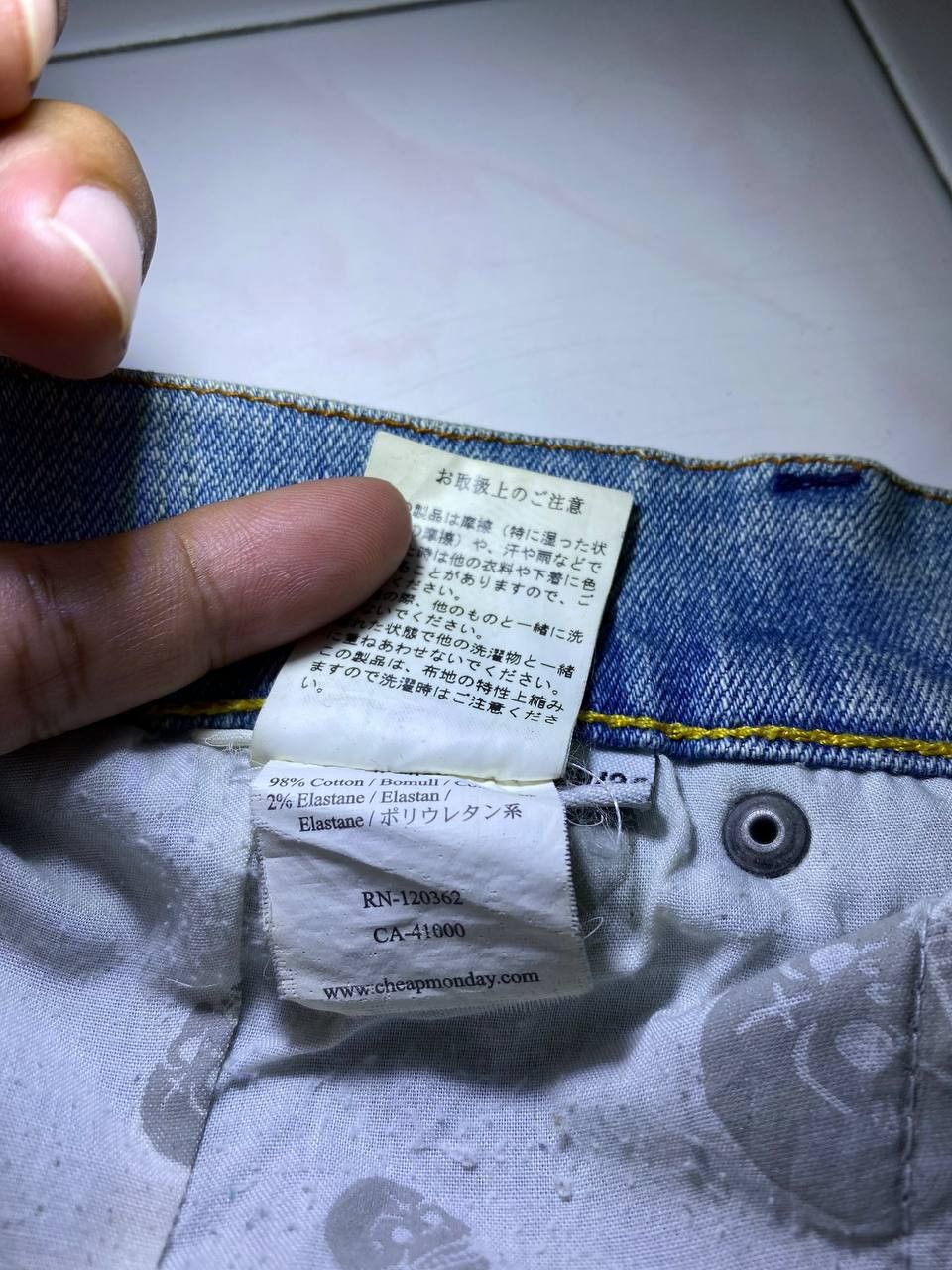 Cheap Monday cheap monday japanese brands denim nice design Size US 31 - 8 Thumbnail