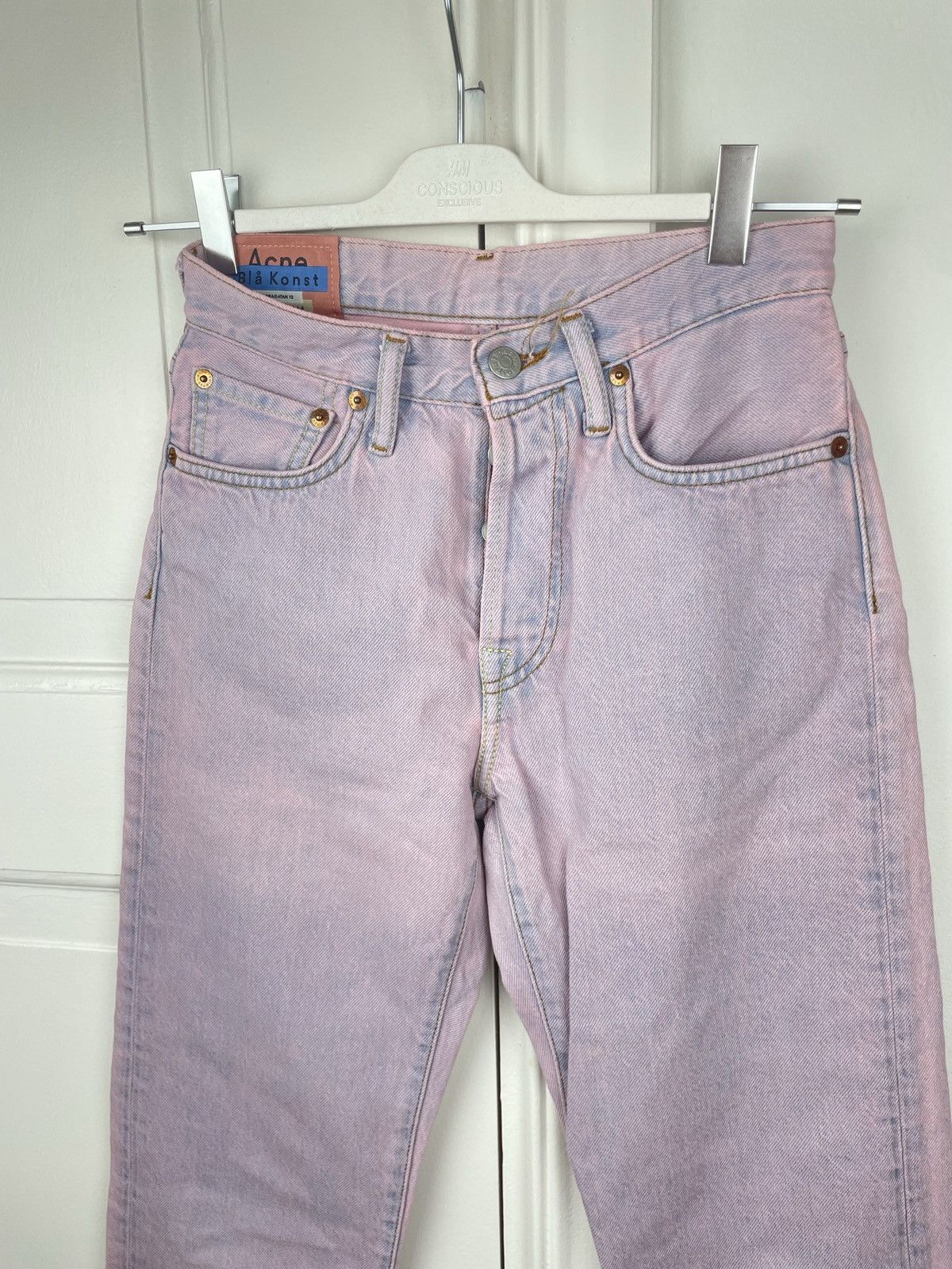 Acne Studios Acne studios 1997 Pink jeans pants Size 24" / US 00 / IT 34 - 4 Thumbnail