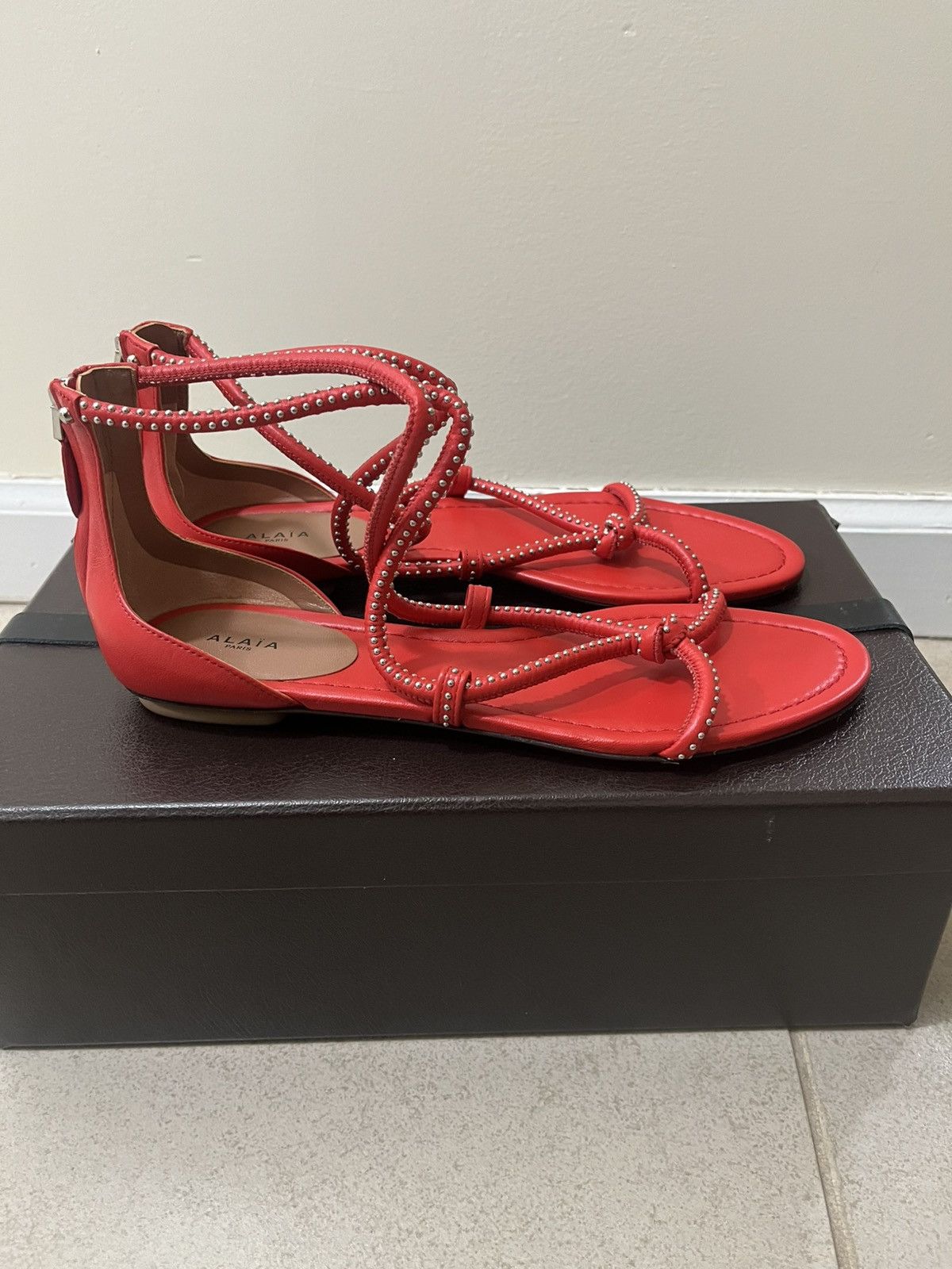 Alaia Alaia Sandals Sz 39/9us Size US 9 / IT 39 - 1 Thumbnail