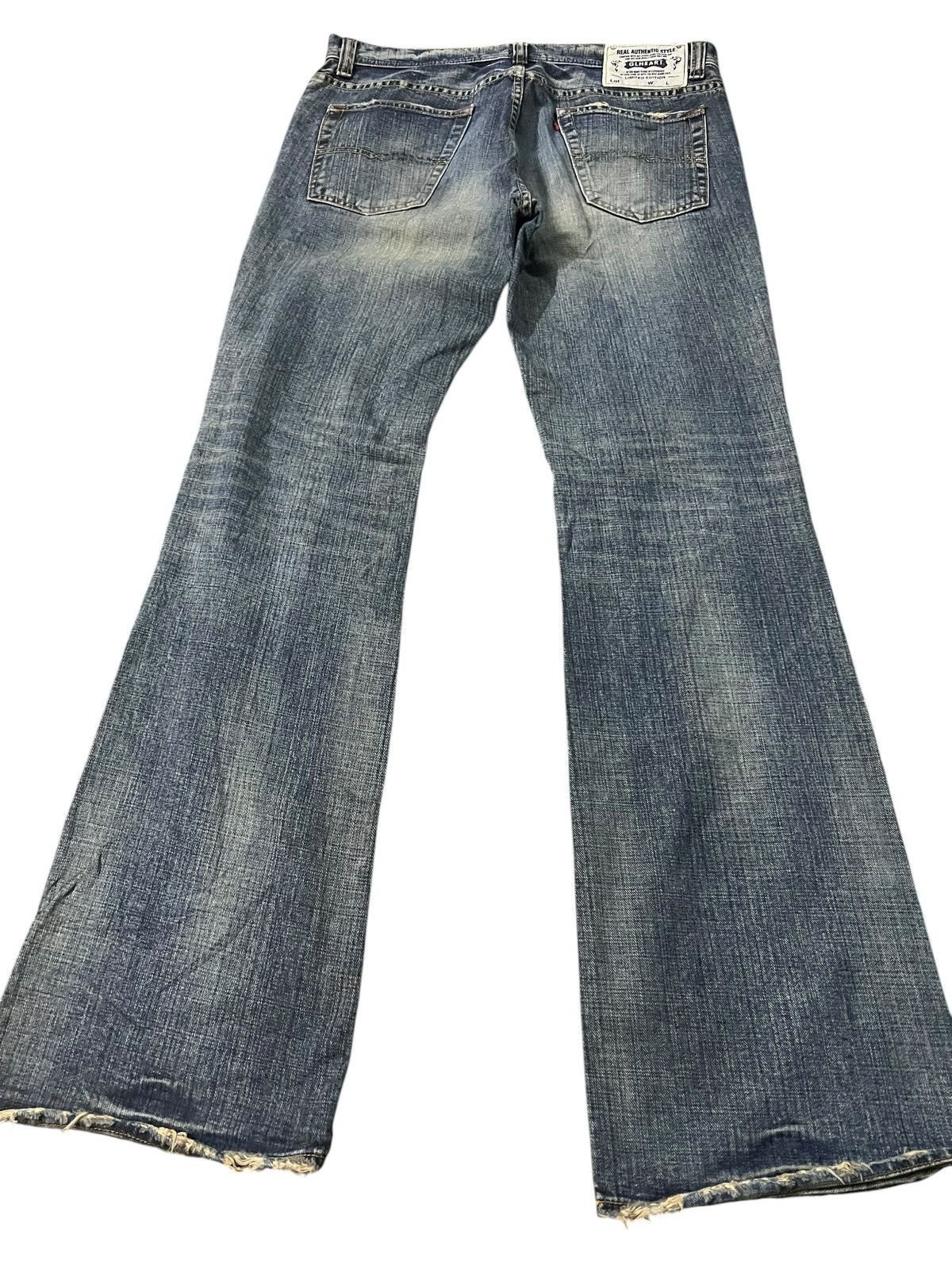 Japanese Brand Bootcut GL Heart Mud Wash Jean Size US 34 / EU 50 - 2 Thumbnail