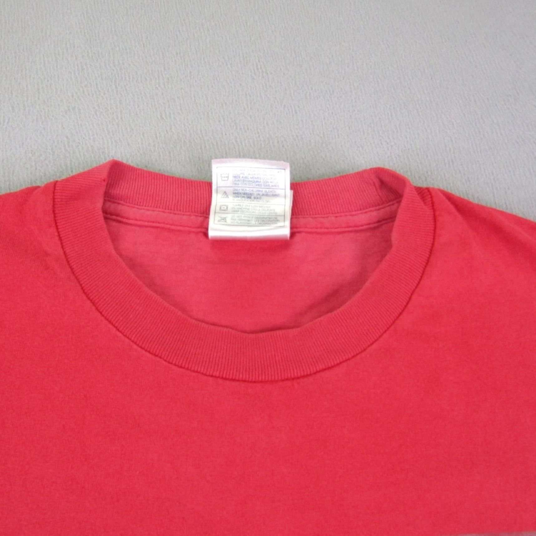 Vintage VINTAGE Alstyle USA Shirt Mens Large Red 2000s Y2K Patriotic Flag T-Shirt Short Sleeve Crew Neck Size US L / EU 52-54 / 3 - 2 Thumbnail