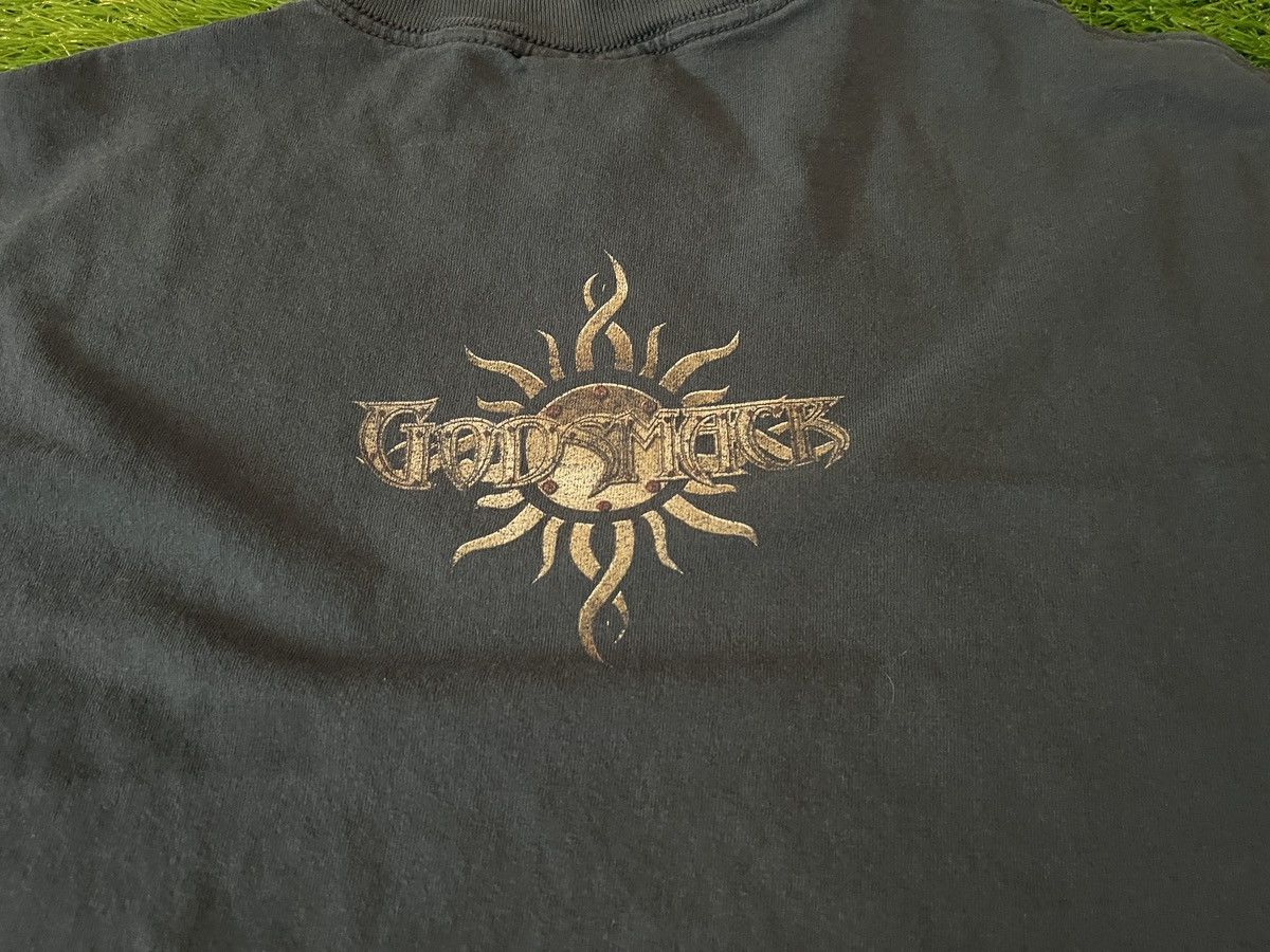 Band Tees Godsmack 2000 Tour Shirt Blue Giant Brand METAL 90's Vintage Size US XL / EU 56 / 4 - 8 Thumbnail