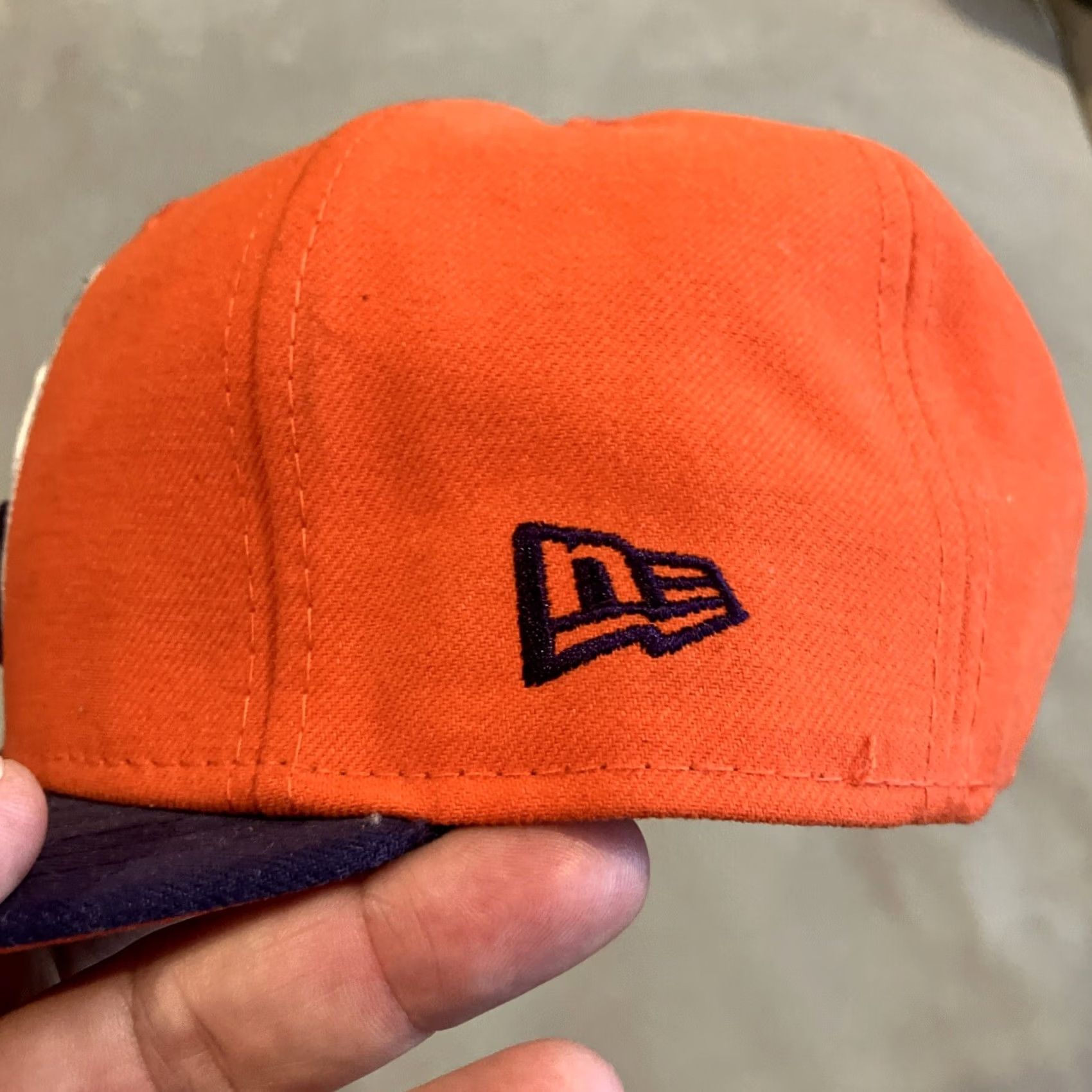 New Era VINTAGE New Era PHOENIX SUNS 1995 ALL STAR GAME Hat 7 1/4 Orange Mens Stars Baseball Cap NWOT RARE Size ONE SIZE - 4 Thumbnail