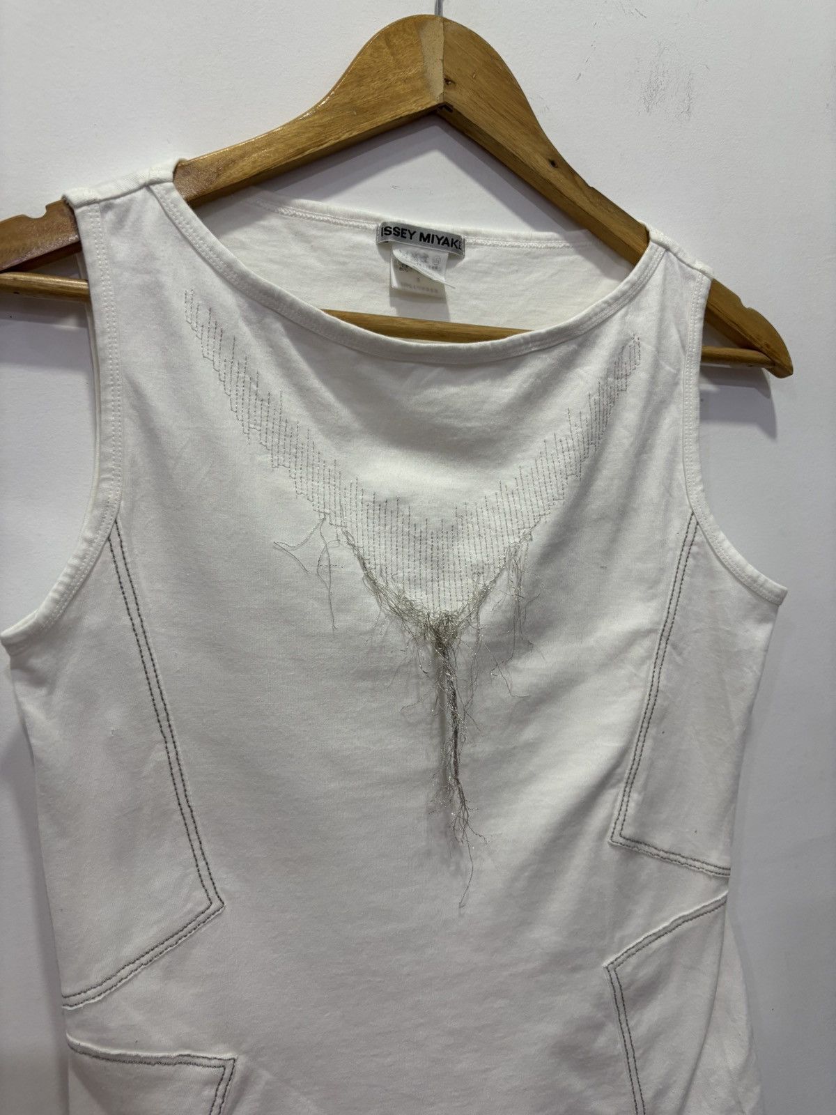 Issey Miyake Issey Miyake Tank Tops Size S / US 4 / IT 40 - 2 Thumbnail
