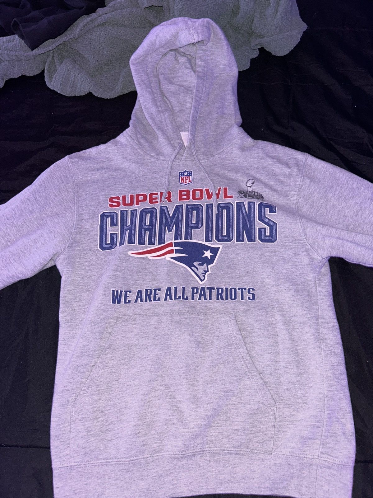 Majestic Patriots SuperBowl XLIX Champion Hoodie Size US S / EU 44-46 / 1 - 1 Thumbnail